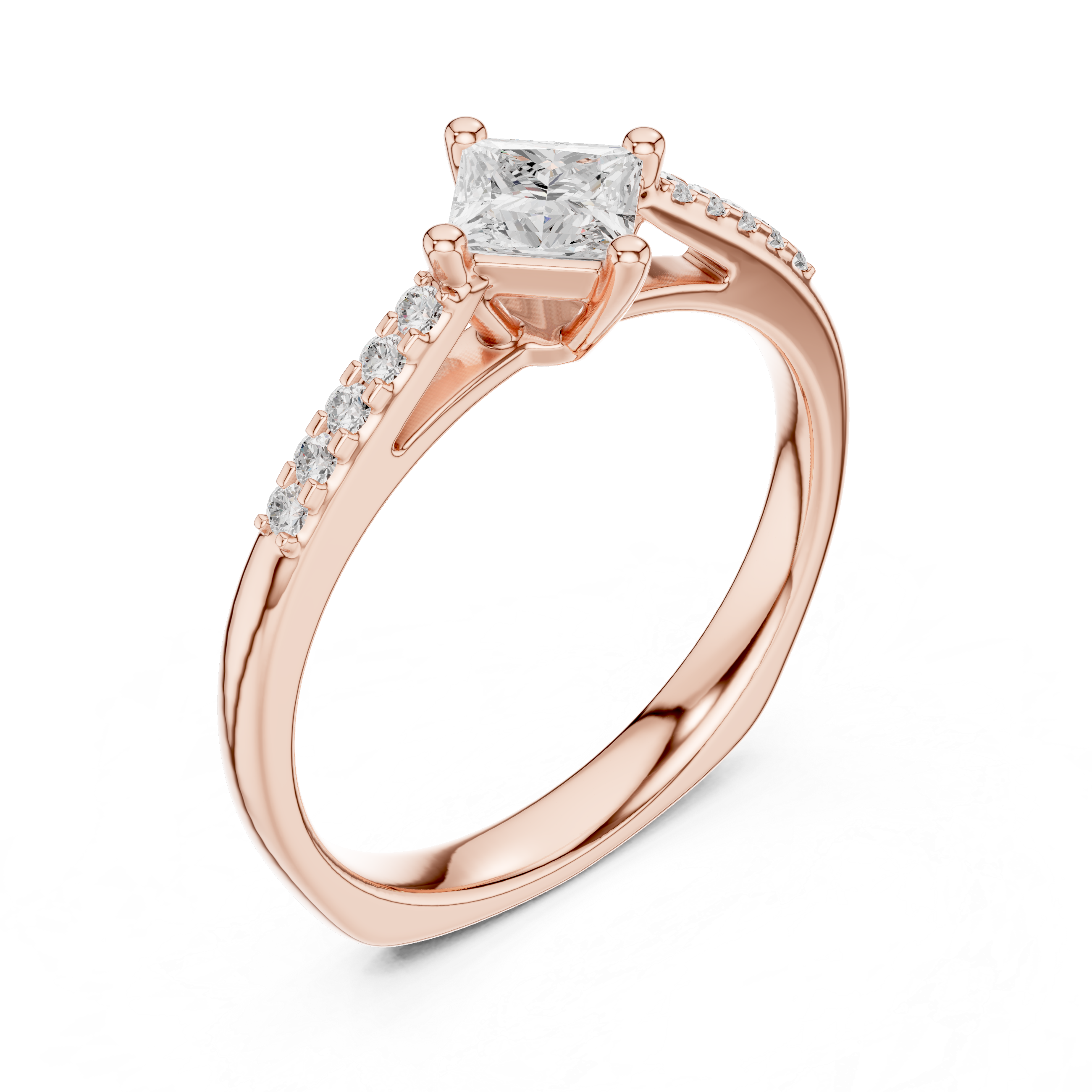 Princess Cut Diamond Engagement Ring