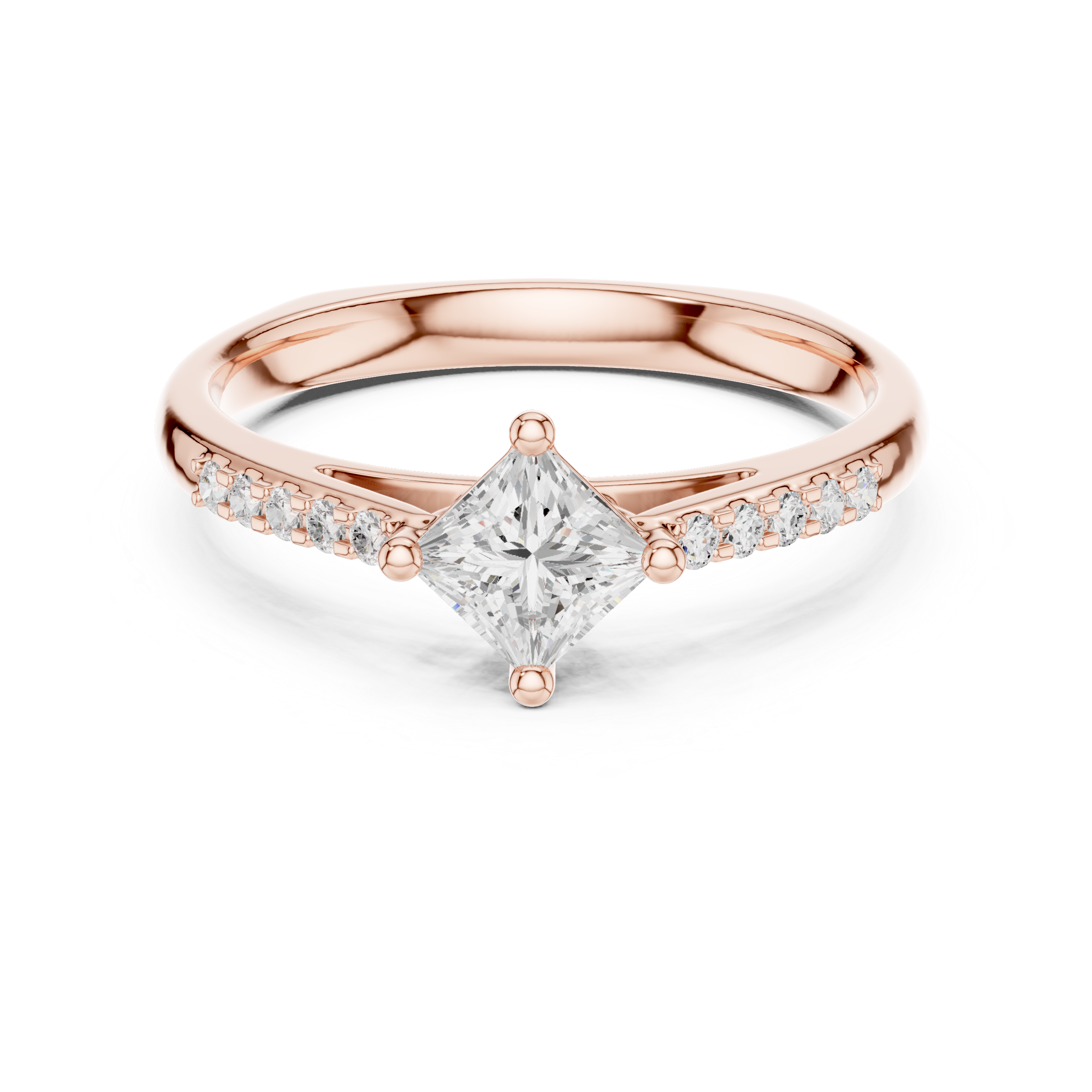 Princess Cut Diamond Engagement Ring