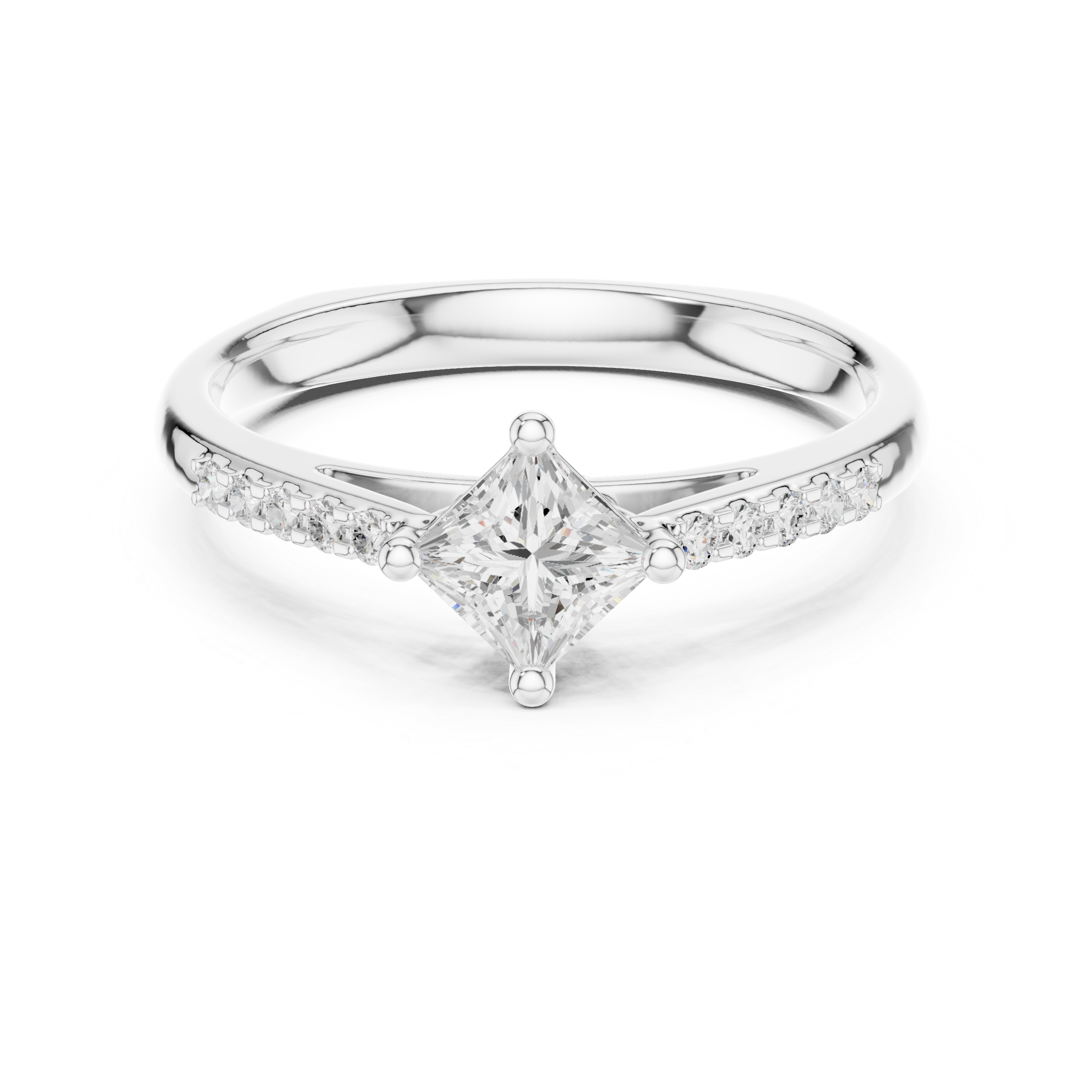 Princess Cut Diamond Engagement Ring