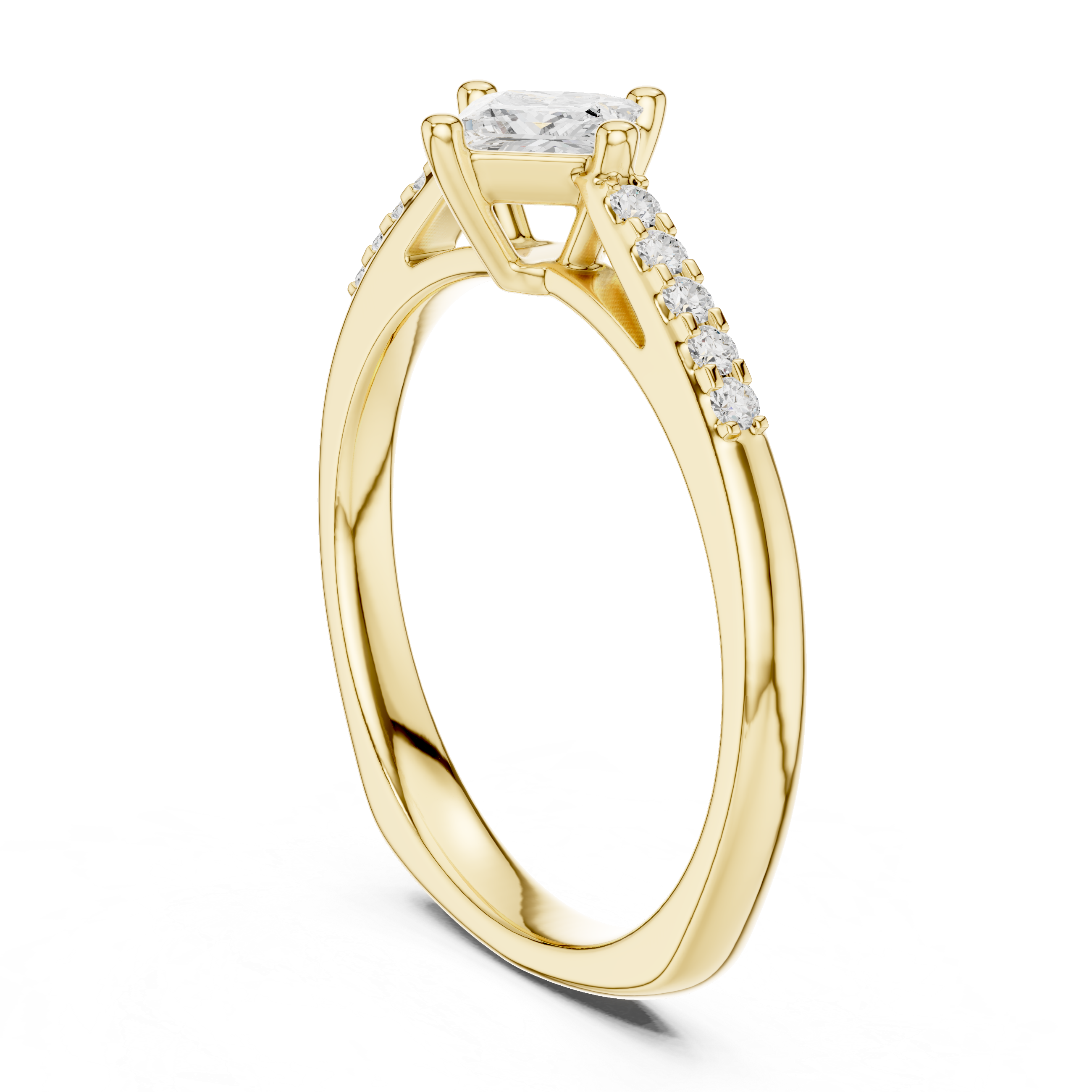 Princess Cut Diamond Engagement Ring
