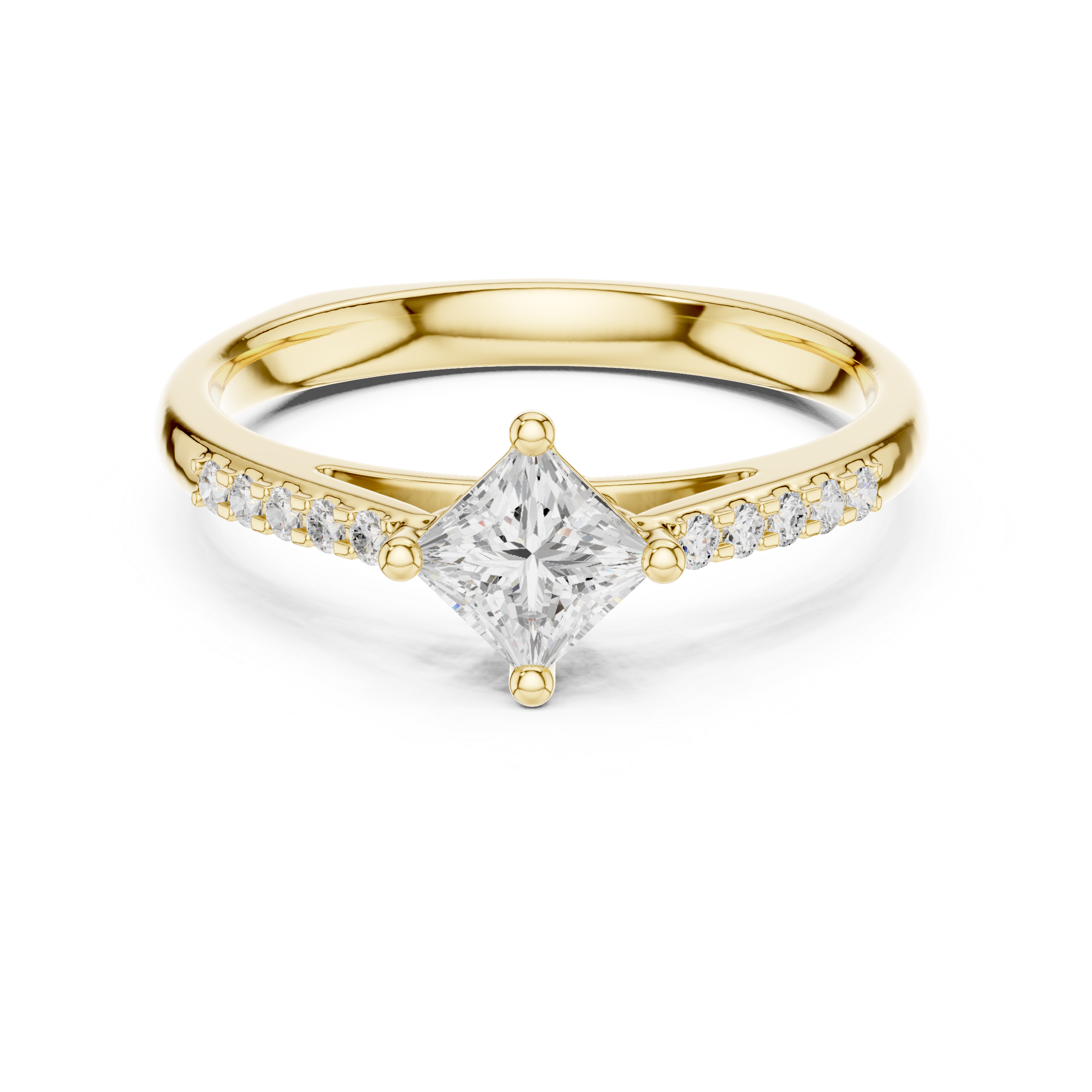Princess Cut Diamond Engagement Ring
