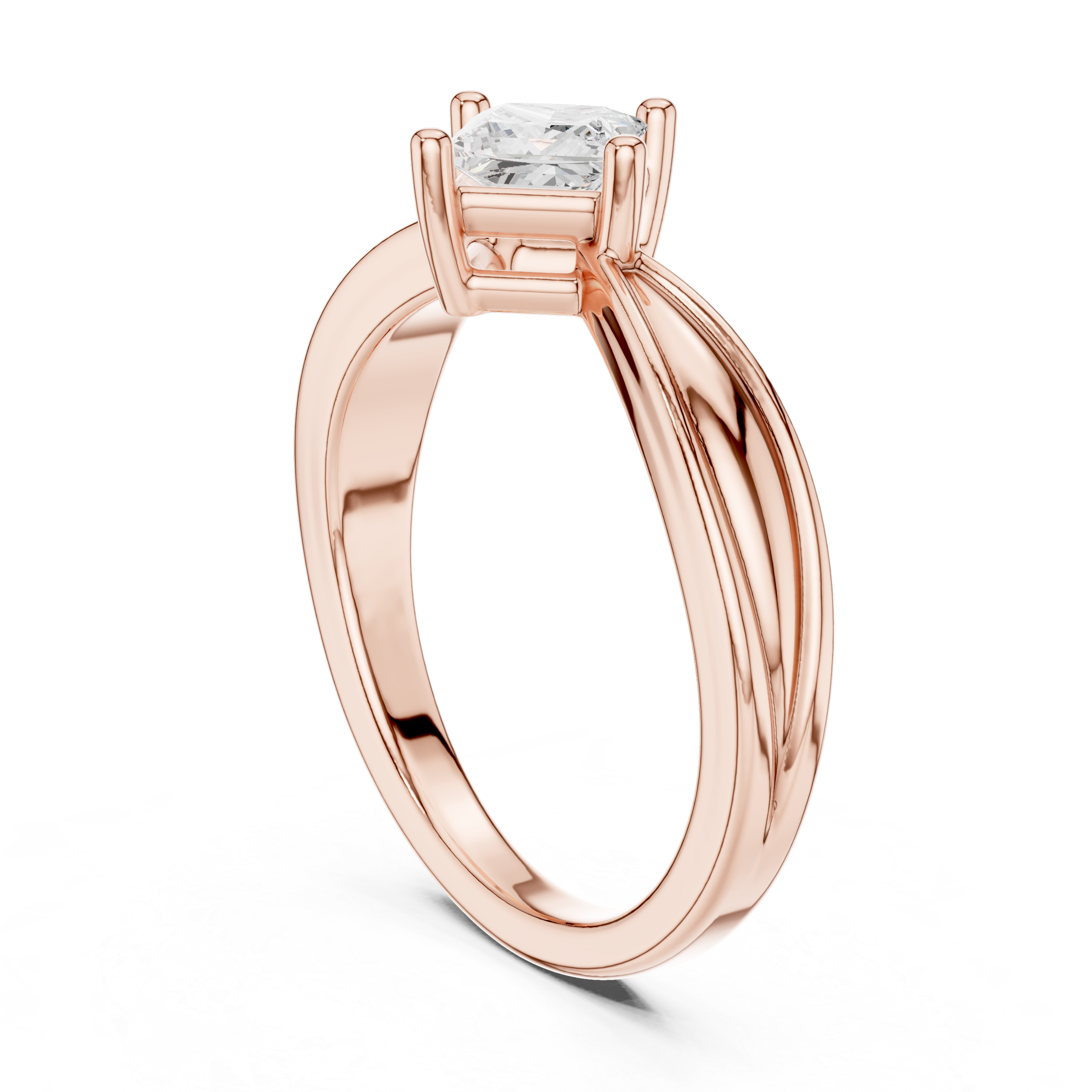 Princess Cut Solitaire Engagement Ring