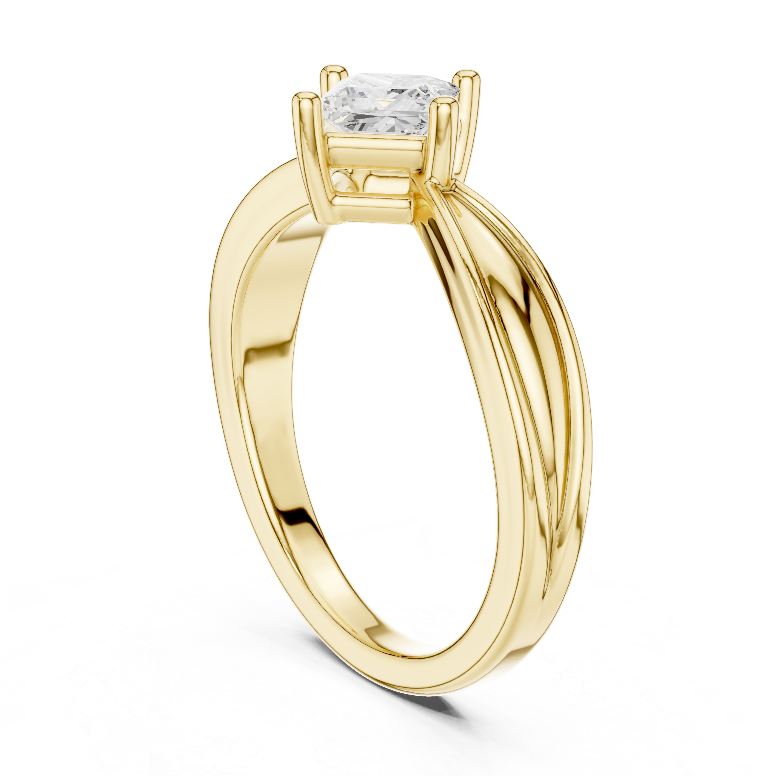 Princess Cut Solitaire Engagement Ring
