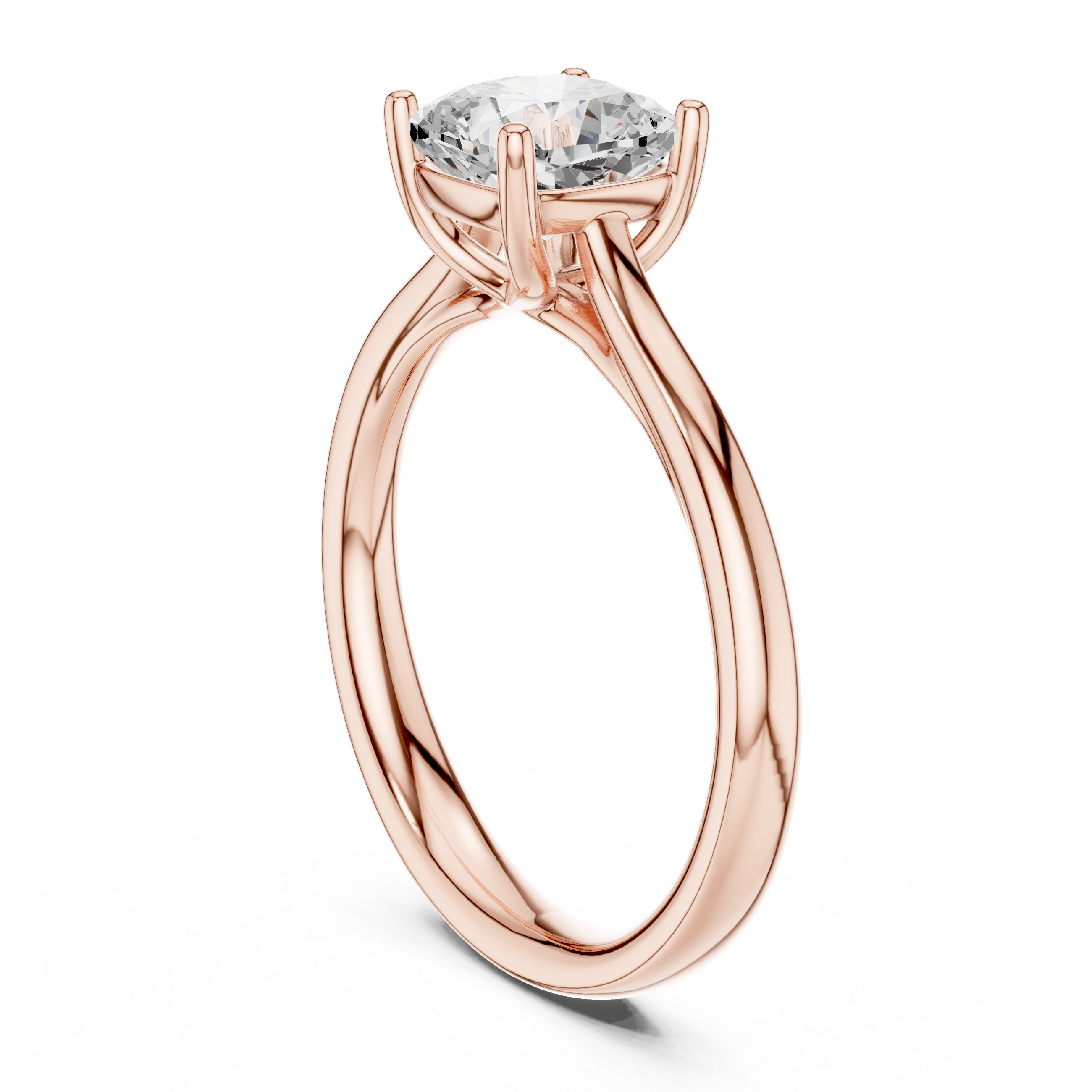 Cushion Cut Solitaire Engagement Ring 1.12 CT