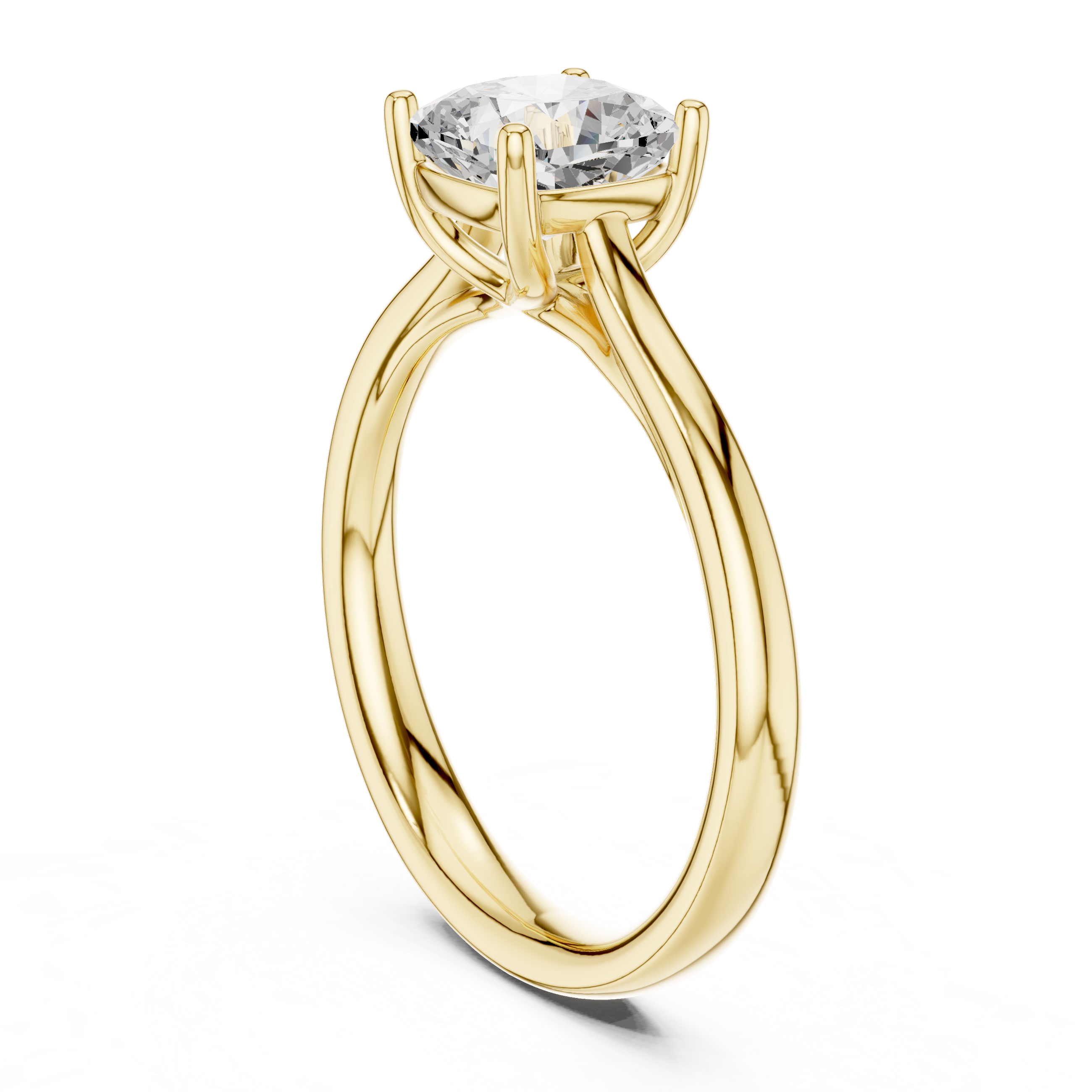 Cushion Cut Solitaire Engagement Ring 1.12 CT