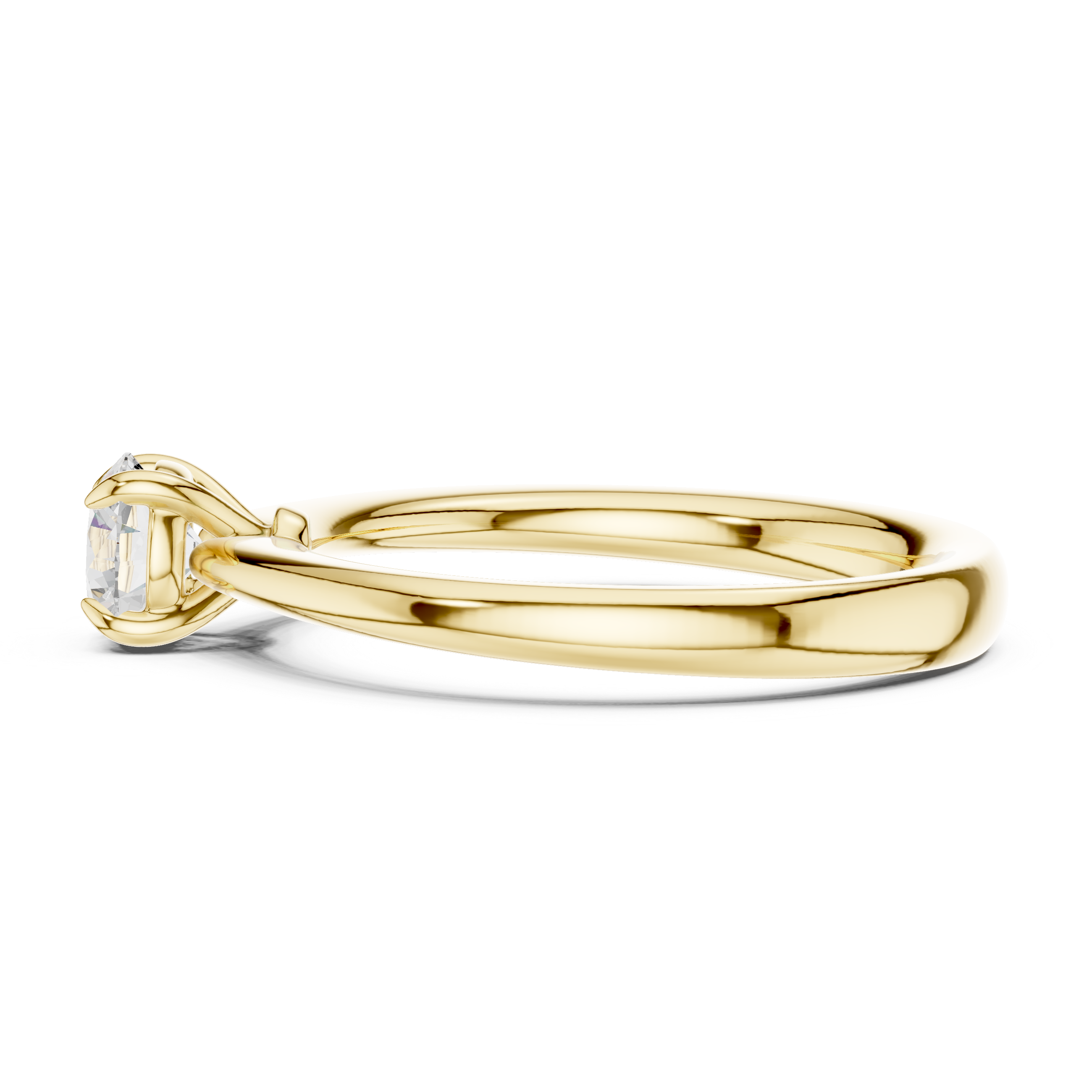 Classic Solitaire Engagement Ring 0.61 CT