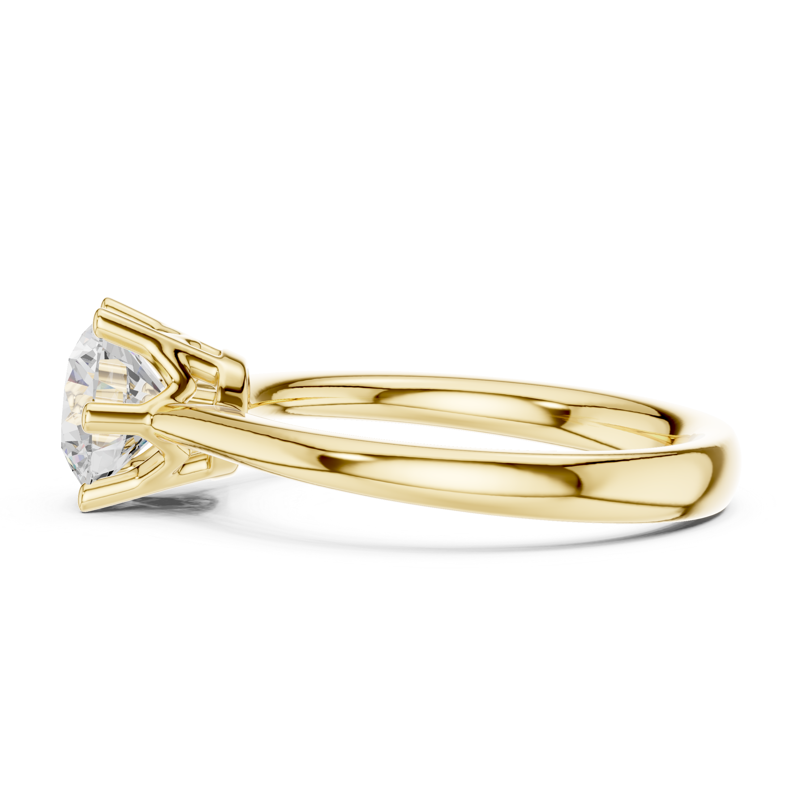Classic Round Solitaire Engagement Ring 1.17 CT