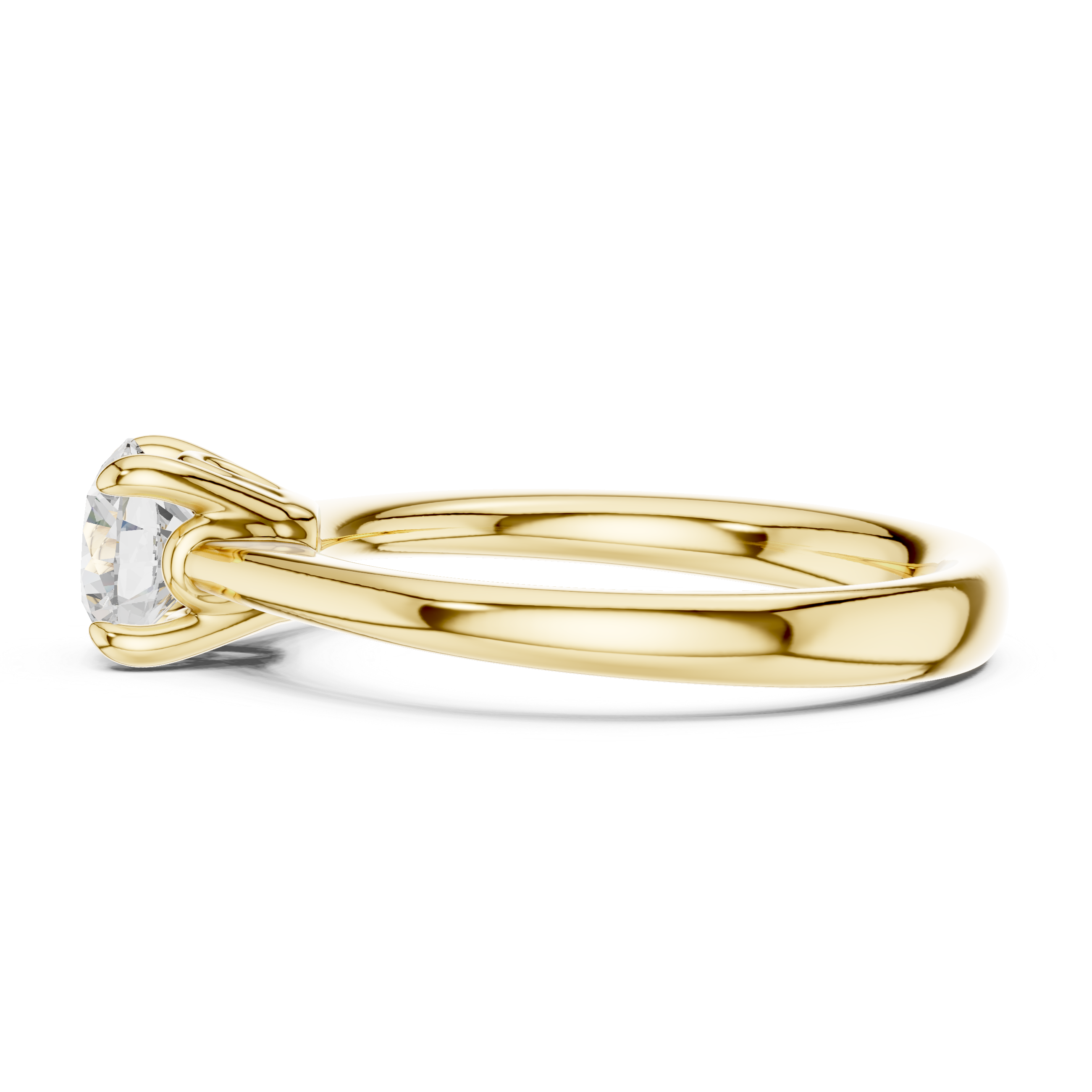 Classic Round Solitaire Engagement Ring 0.85 CT