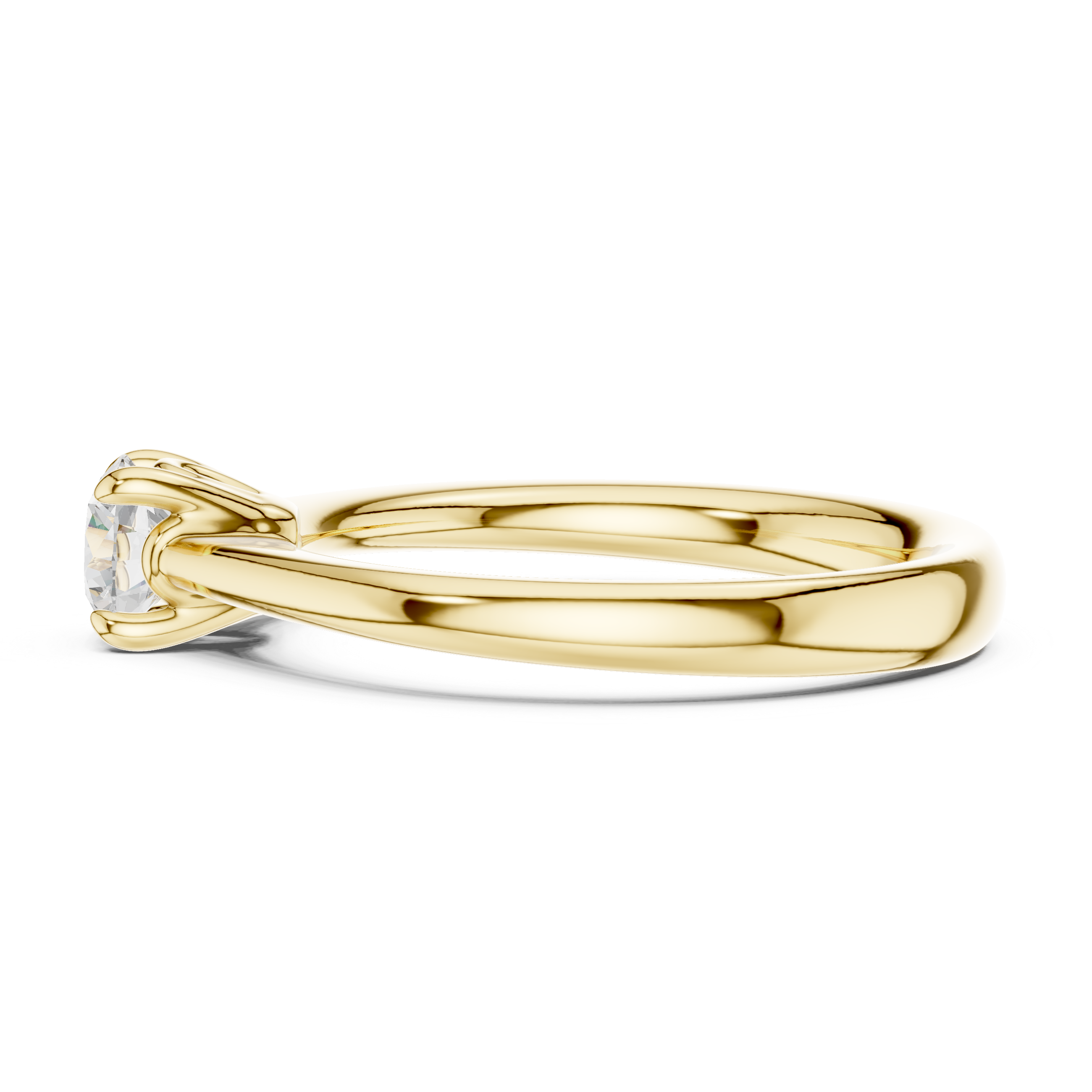 Classic Round Solitaire Engagement Ring