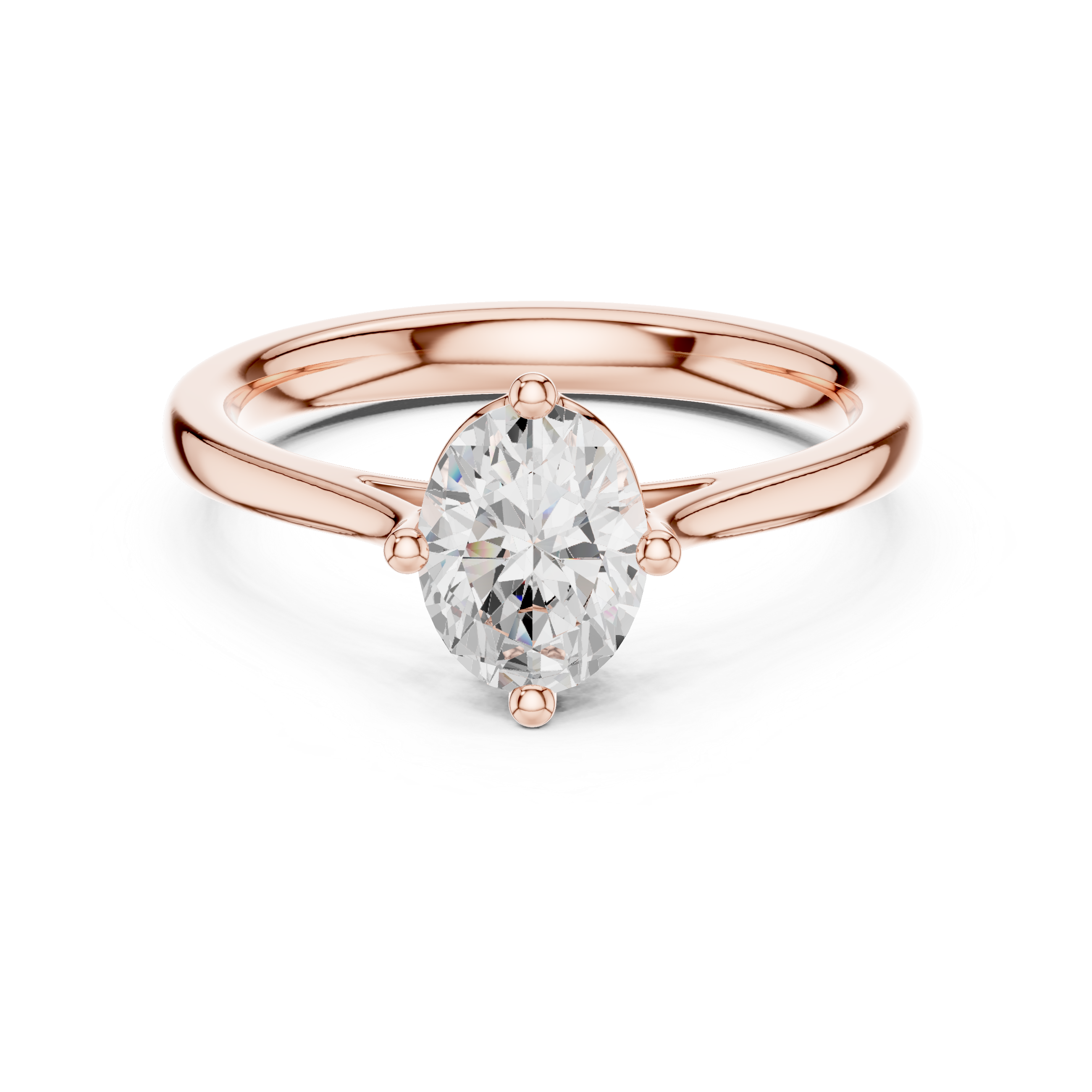Oval Solitaire Engagement Ring