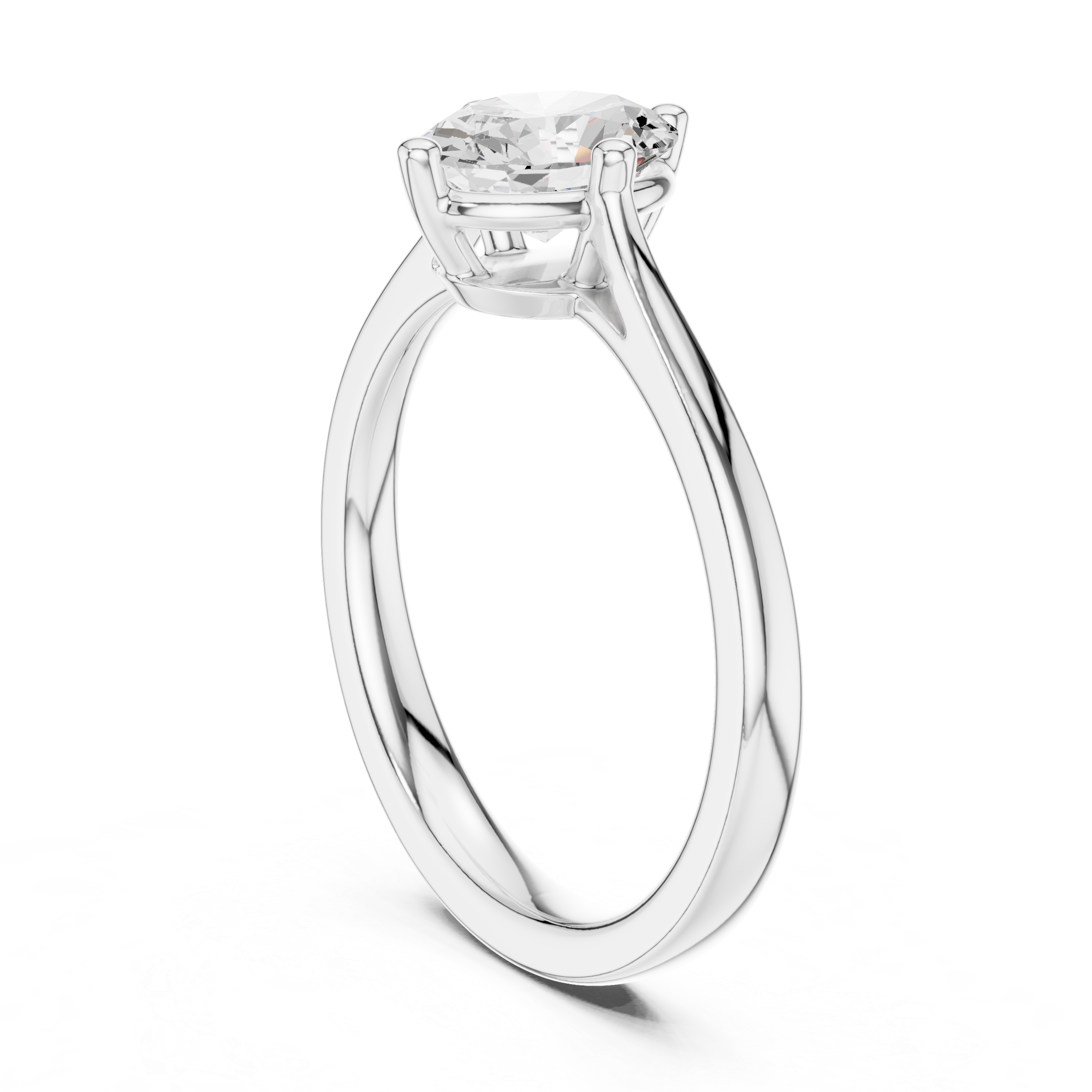Oval Solitaire Engagement Ring
