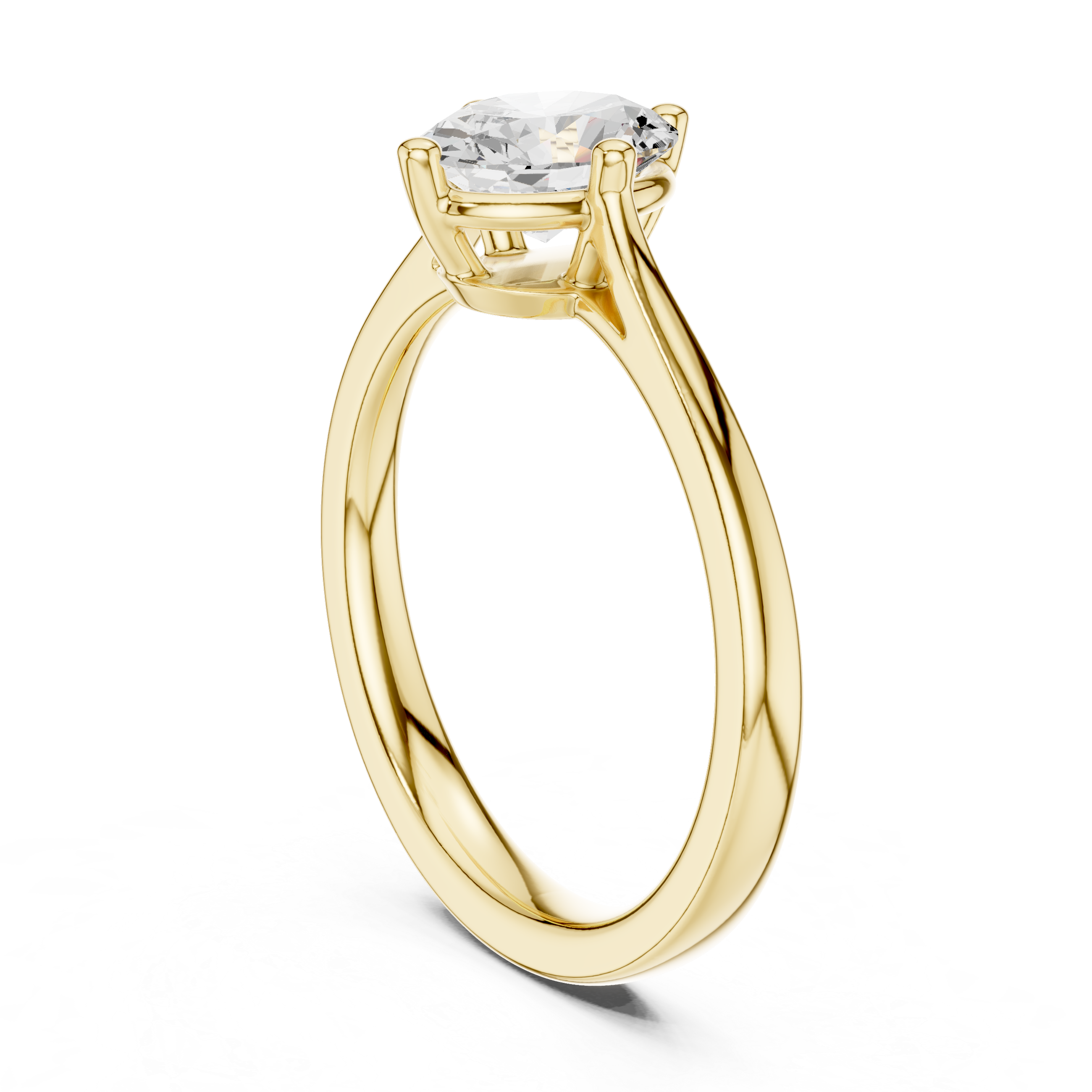 Oval Solitaire Engagement Ring