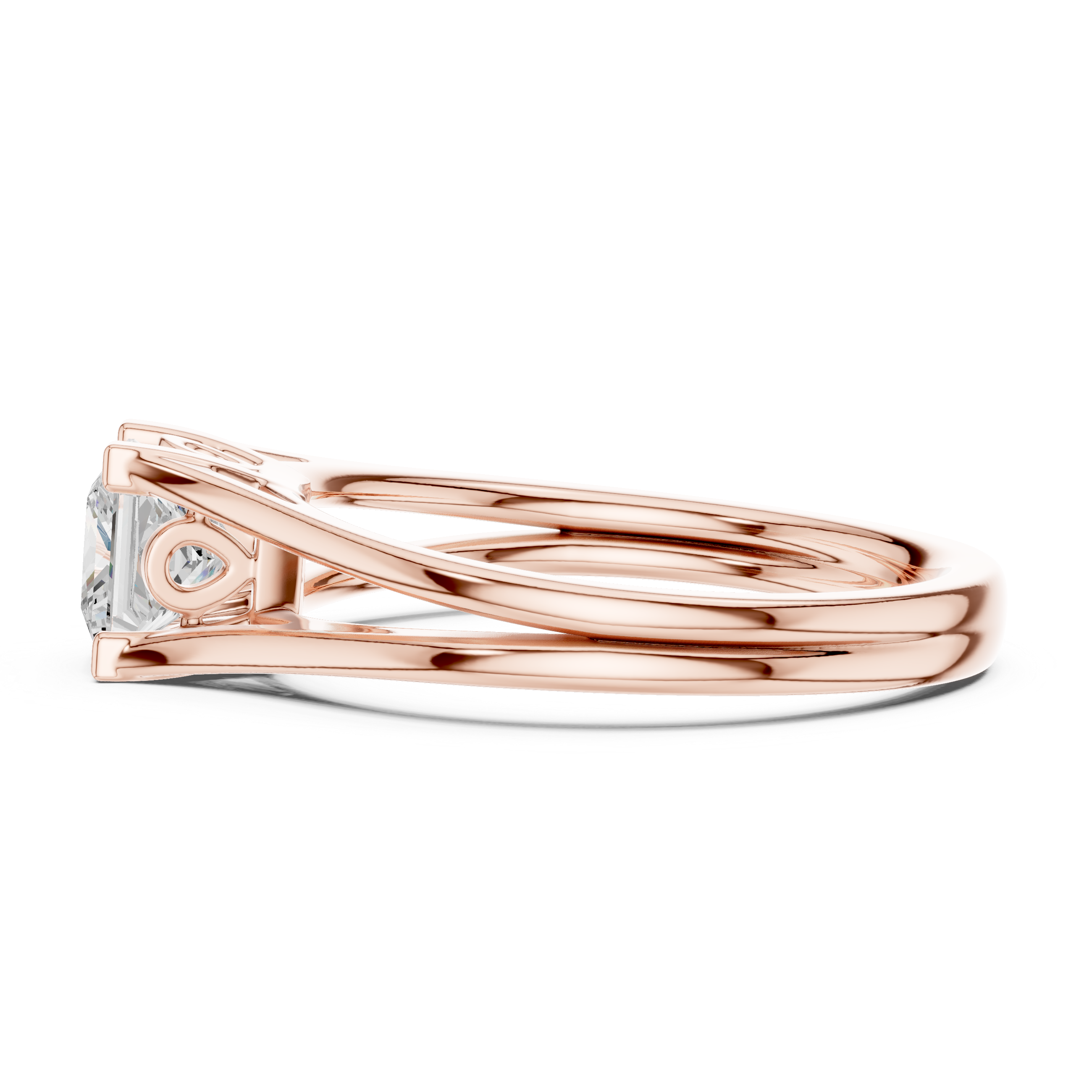 Princess Solitaire Engagement Ring