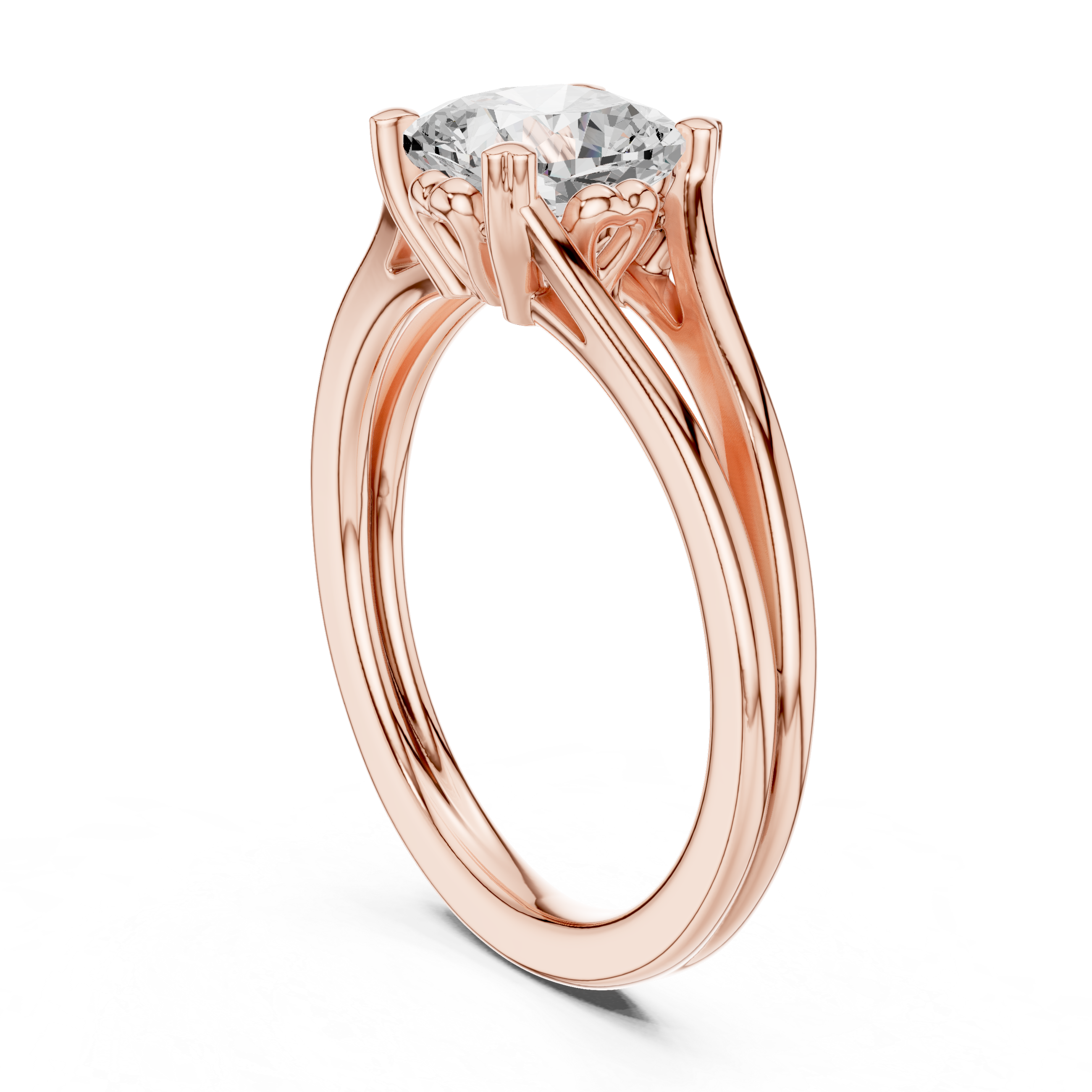 Cushion Cut Solitaire Engagement Ring