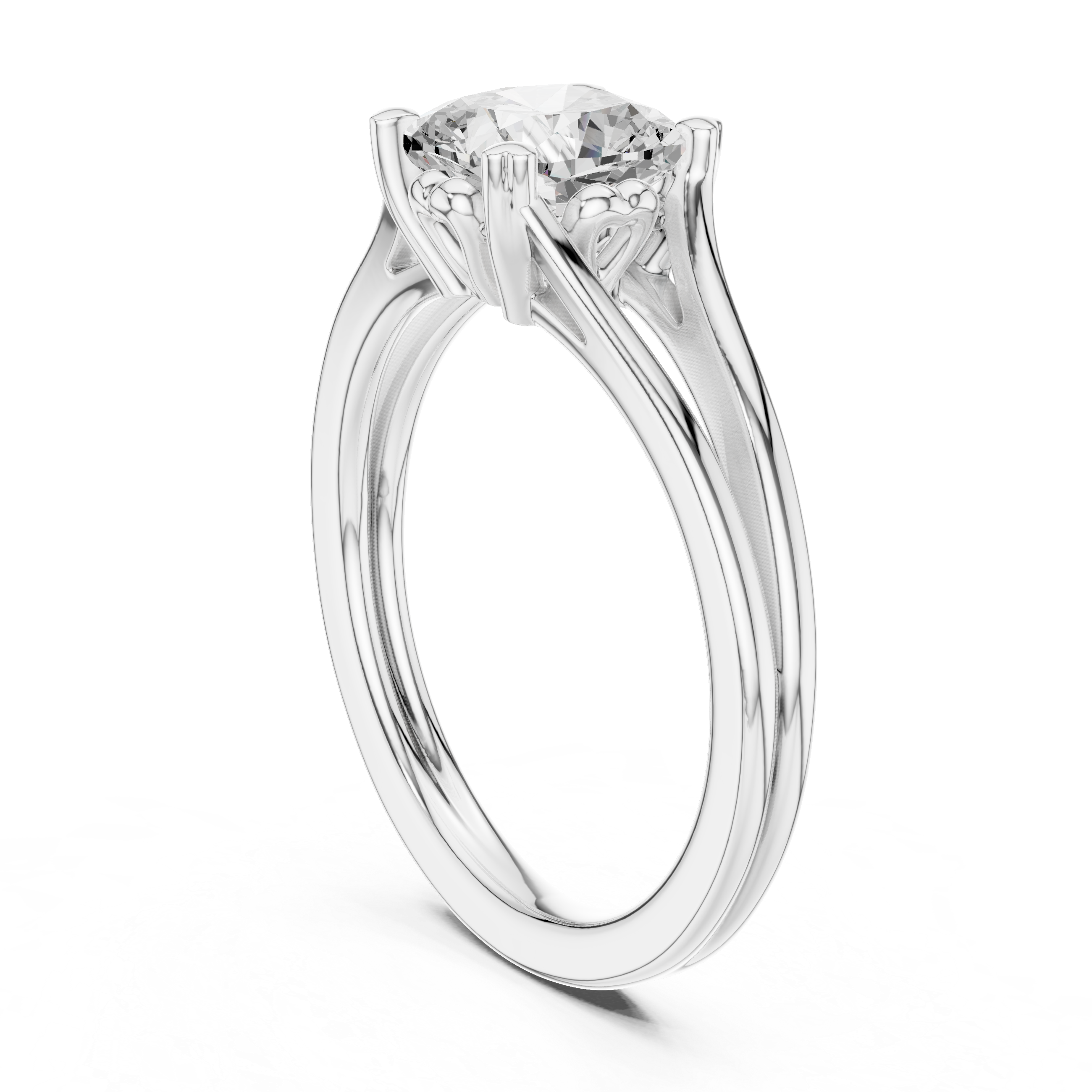Cushion Cut Solitaire Engagement Ring