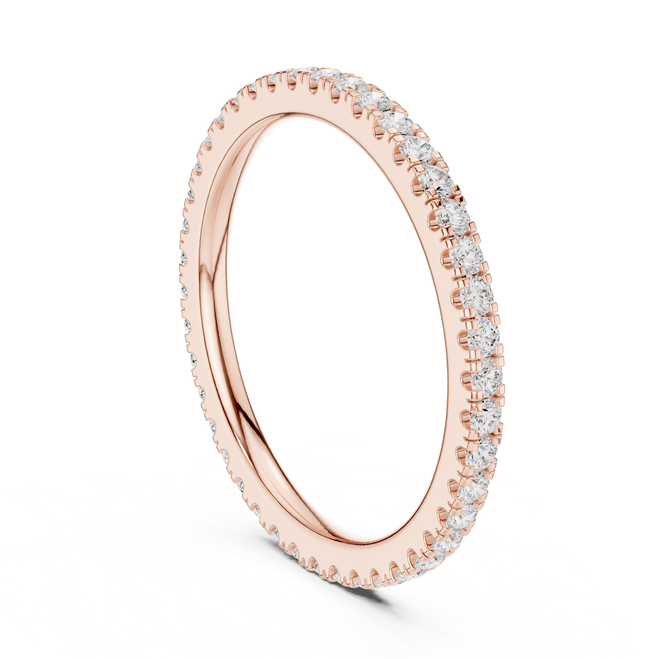 Ultra Thin Diamond Eternity Wedding Band
