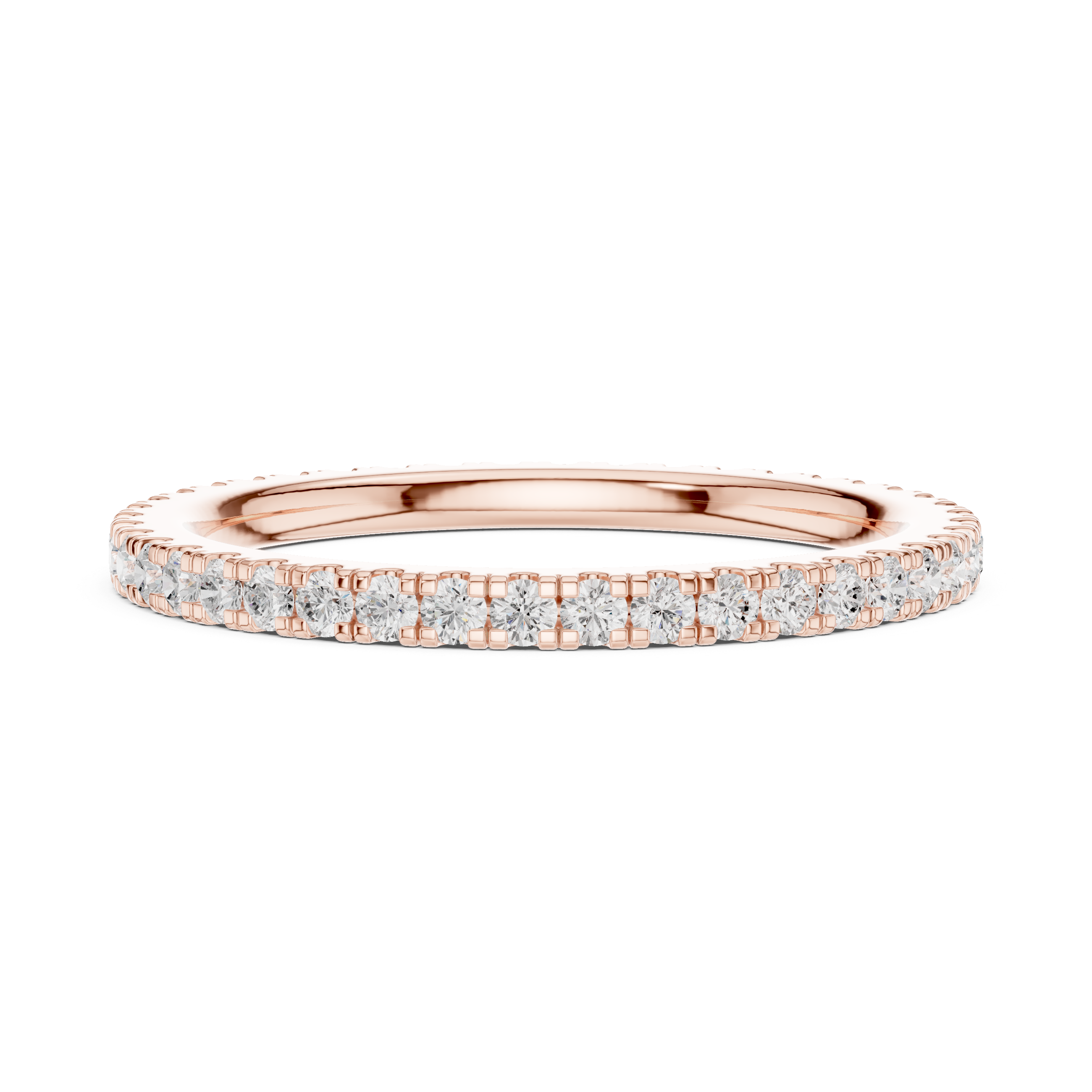 Ultra Thin Diamond Eternity Wedding Band