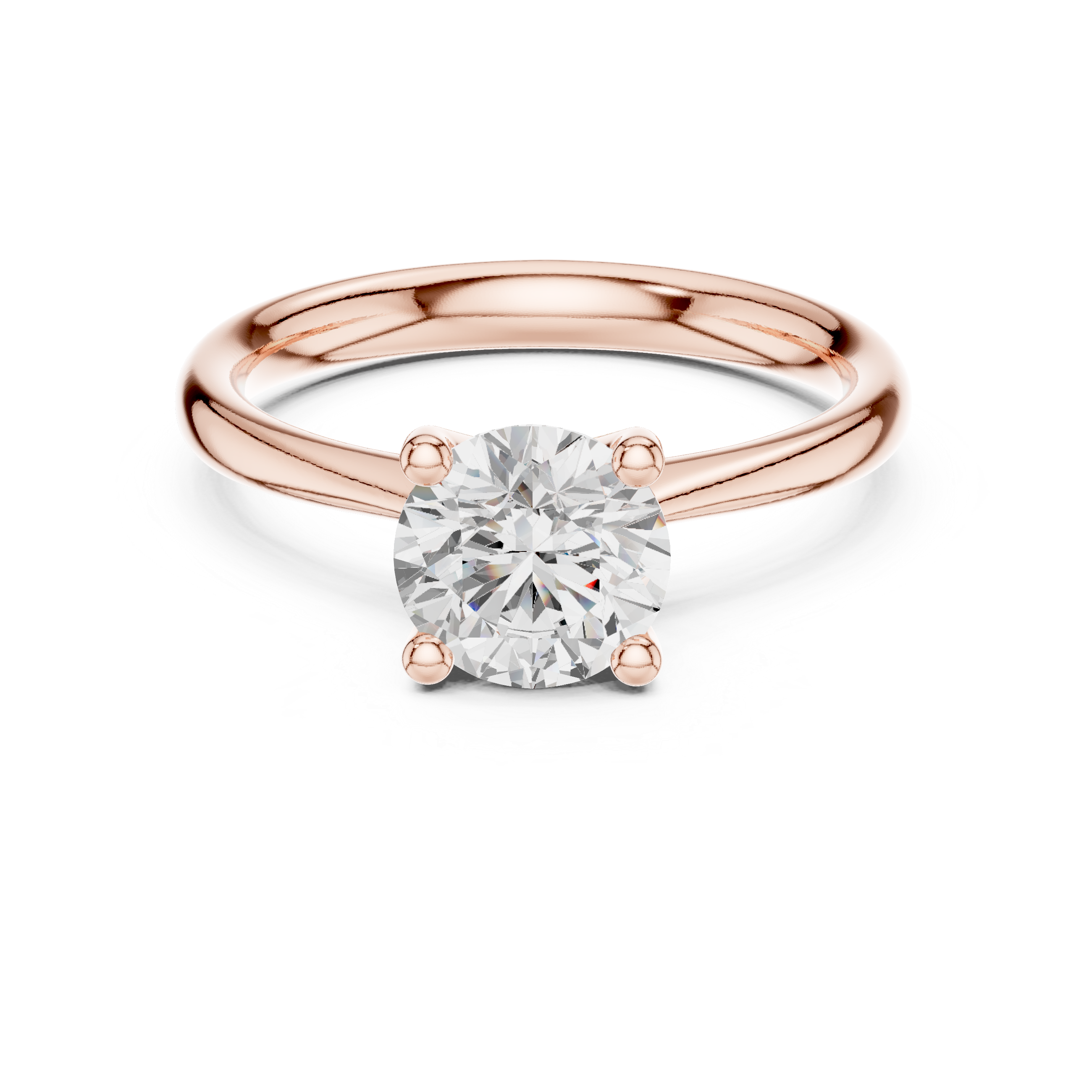 Classic Solitaire Diamond Engagement Ring