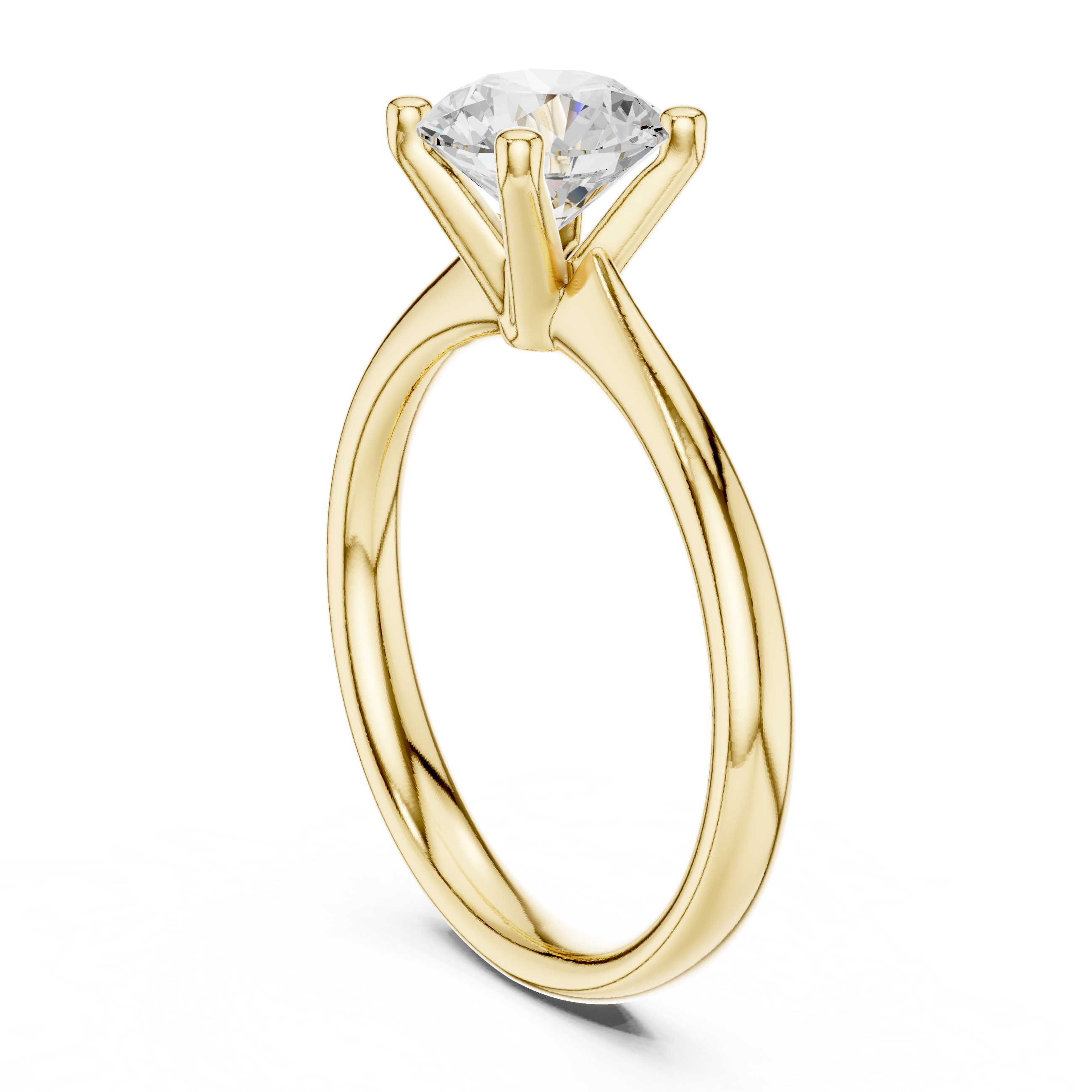 Classic Solitaire Diamond Engagement Ring