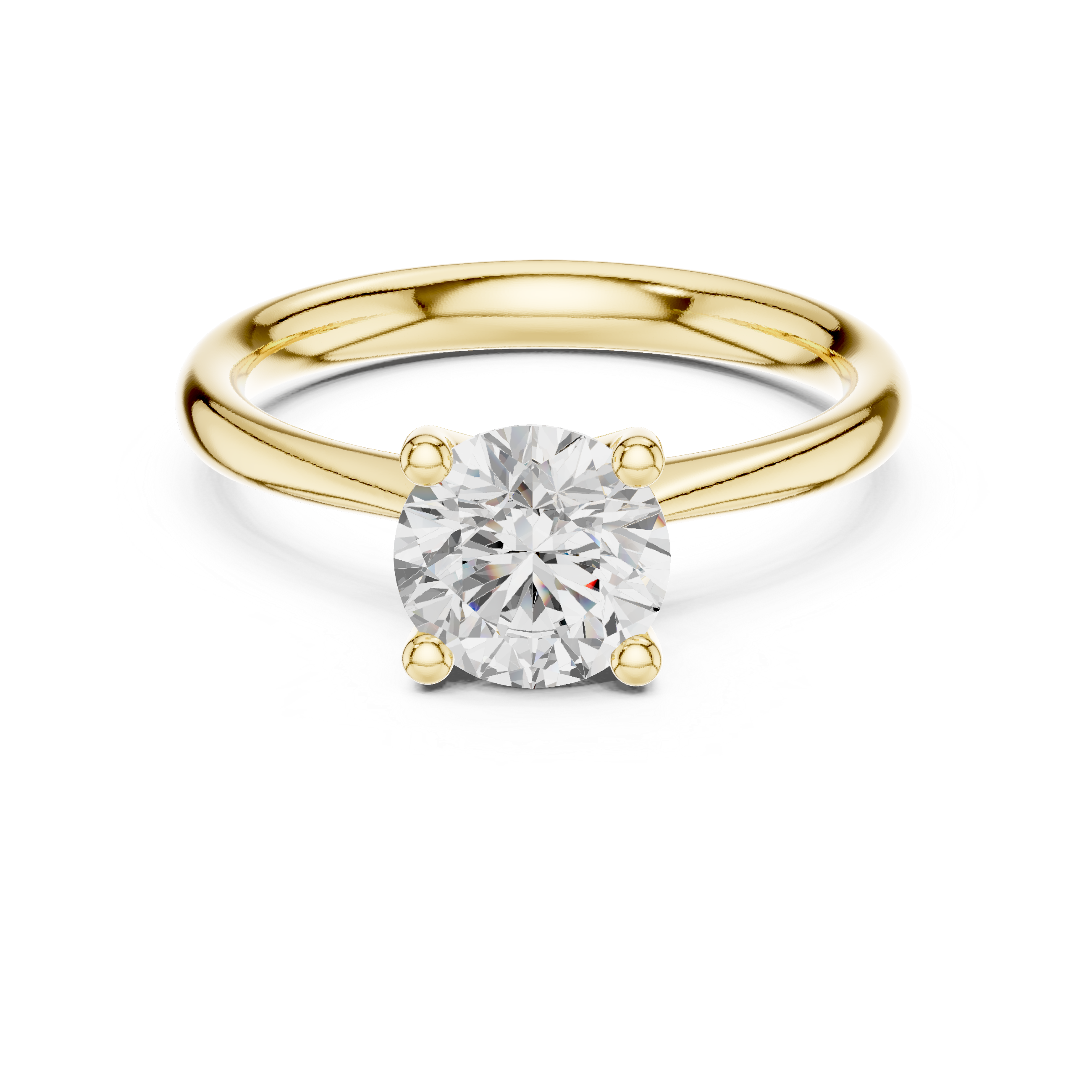 Classic Solitaire Diamond Engagement Ring