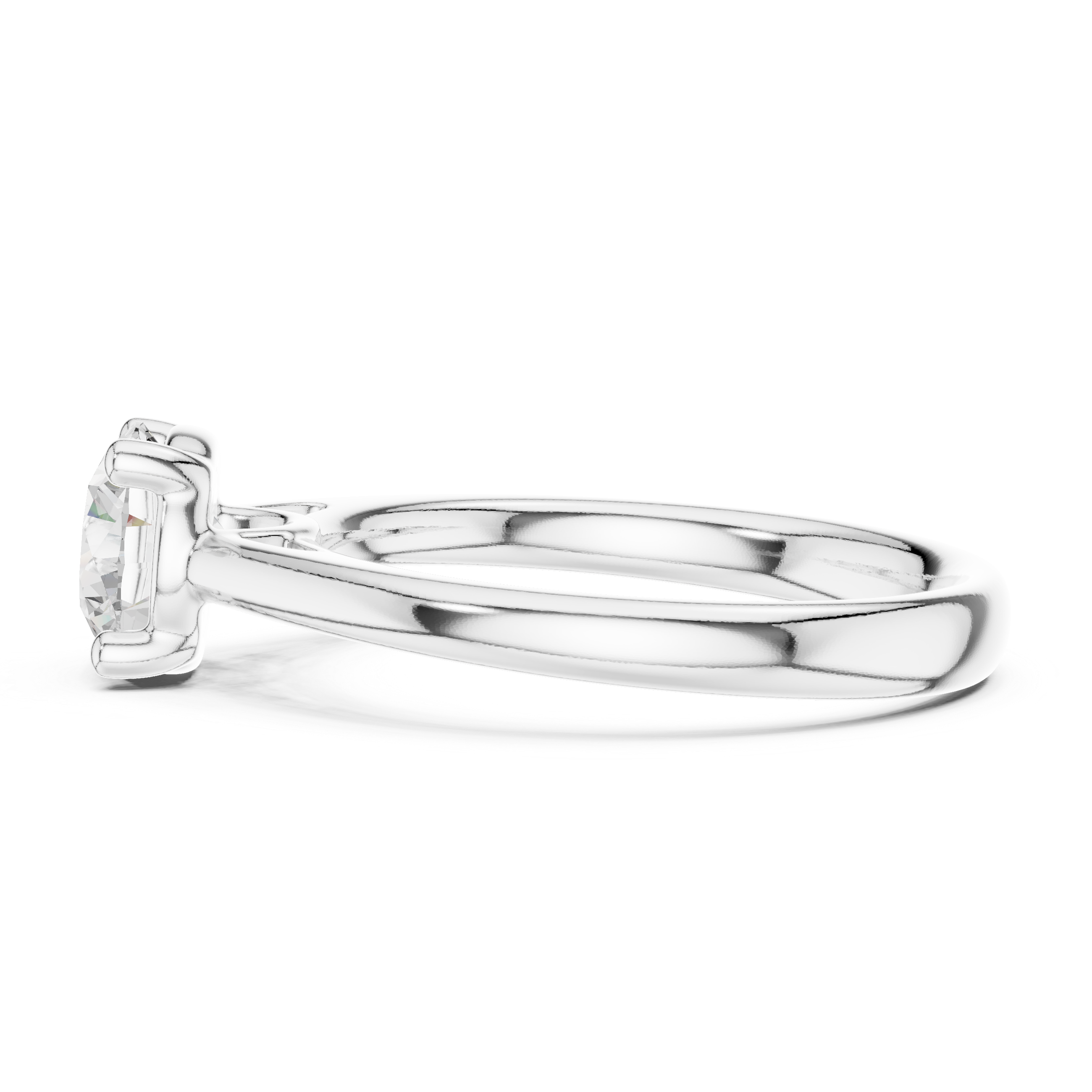 Classic Solitaire Diamond Engagement Ring