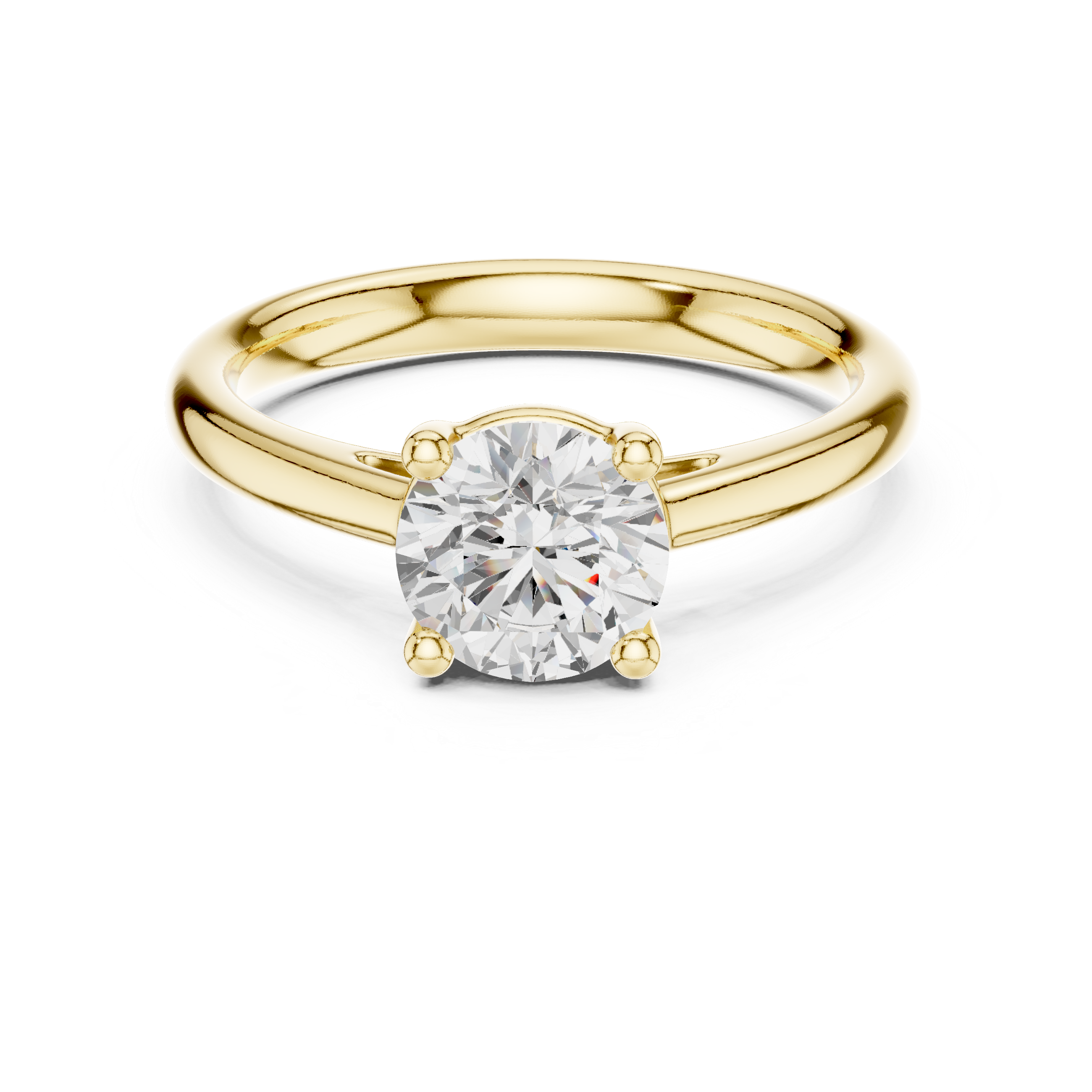 Classic Solitaire Diamond Engagement Ring