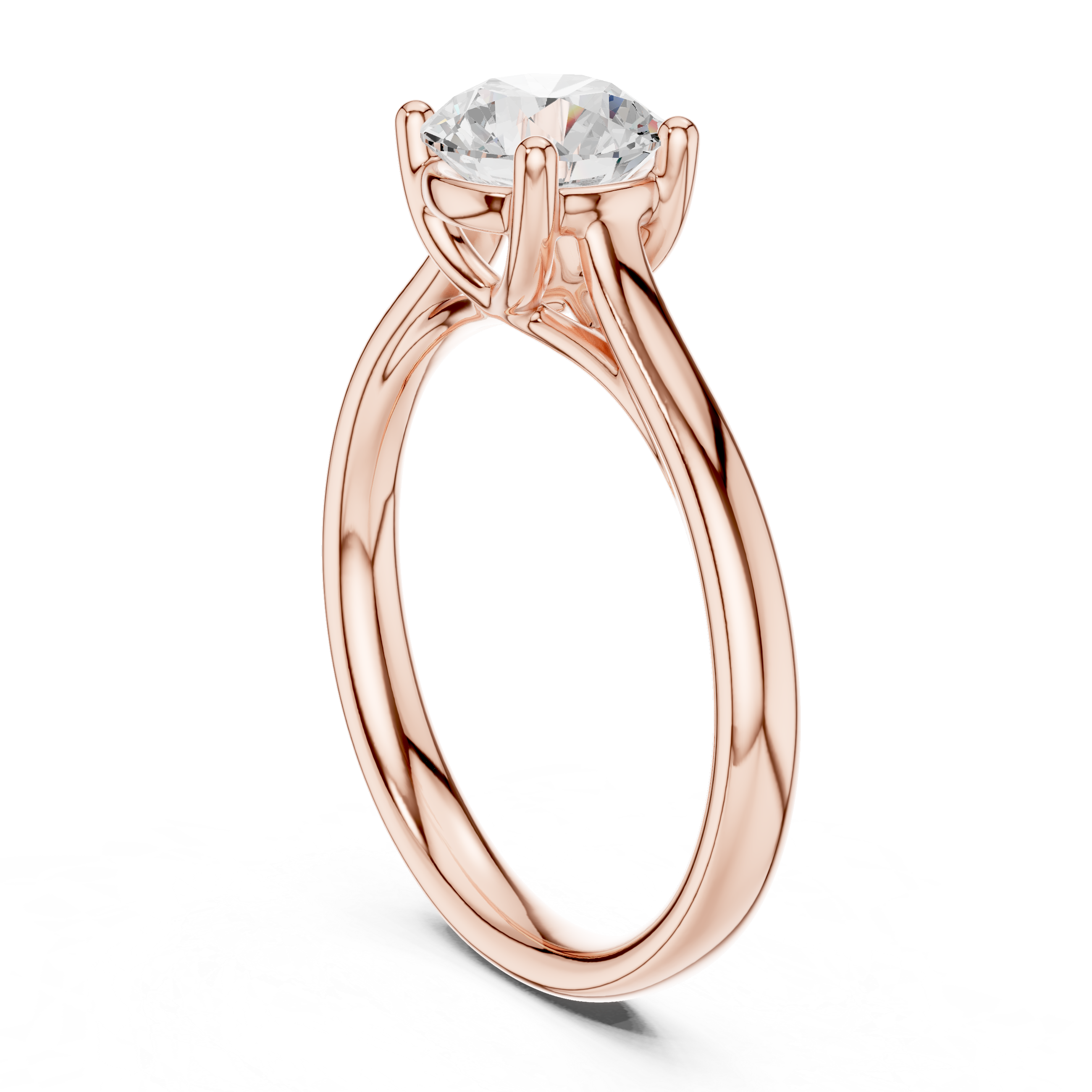 Classic Solitaire Diamond Engagement Ring