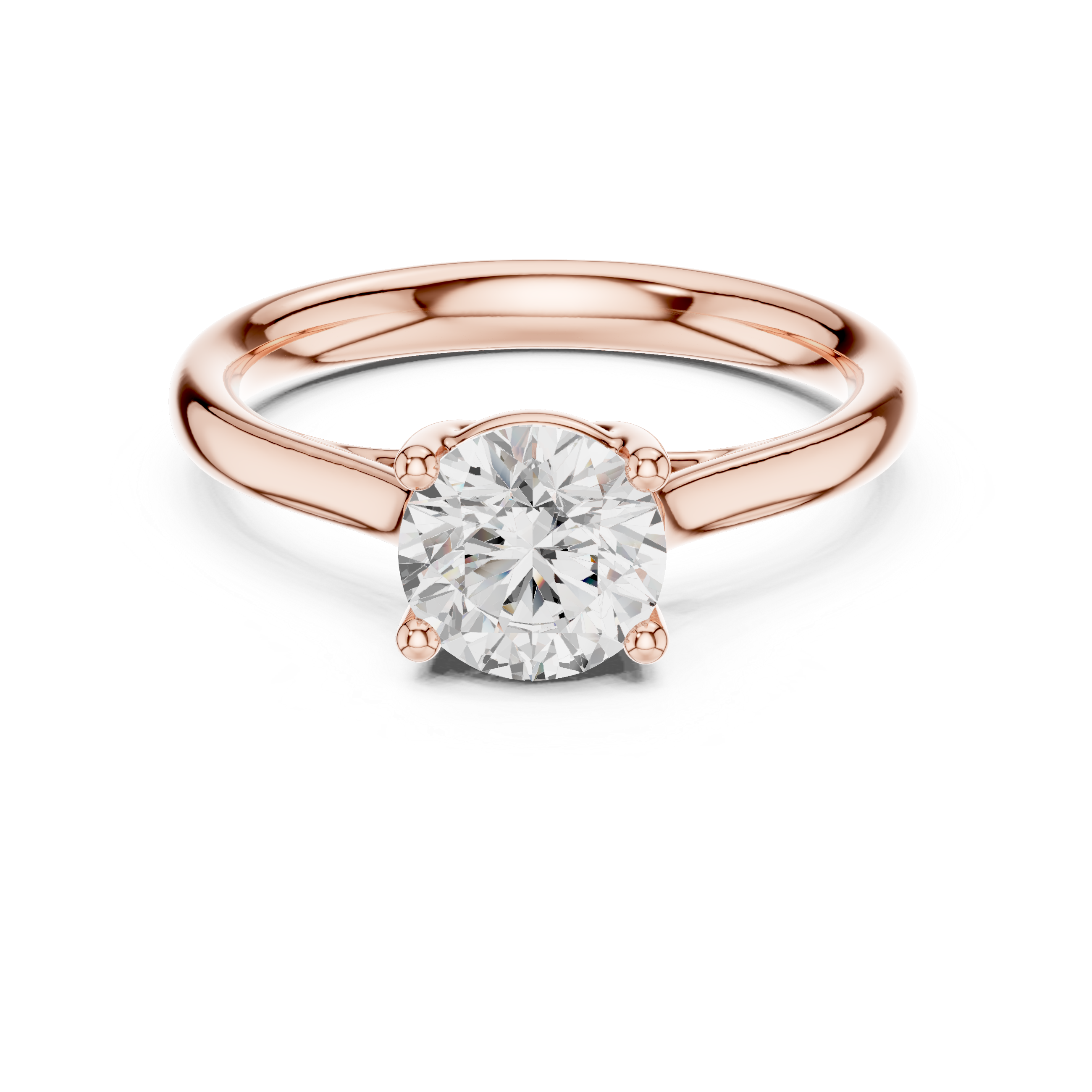 Classic Solitaire Diamond Engagement Ring