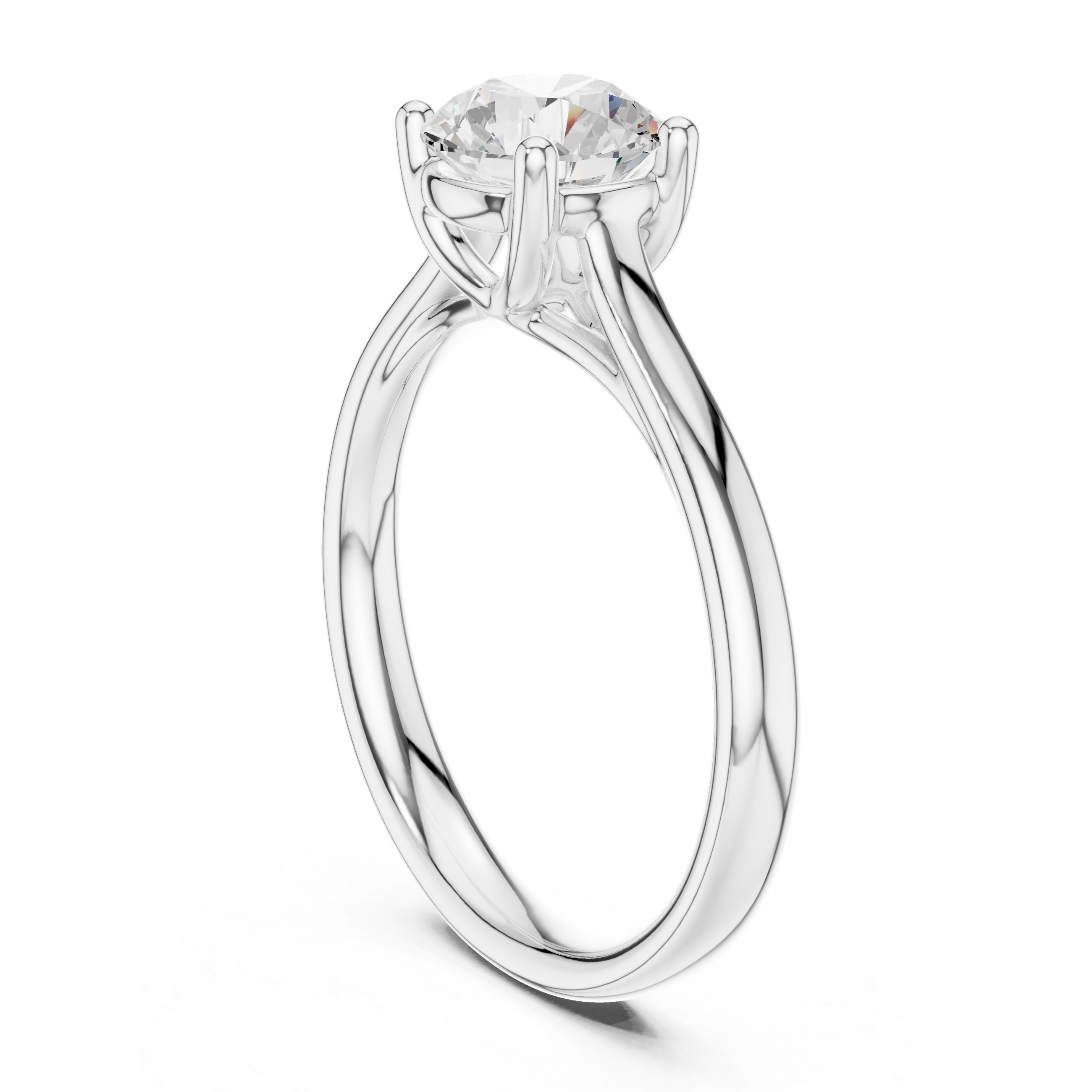 Classic Solitaire Diamond Engagement Ring