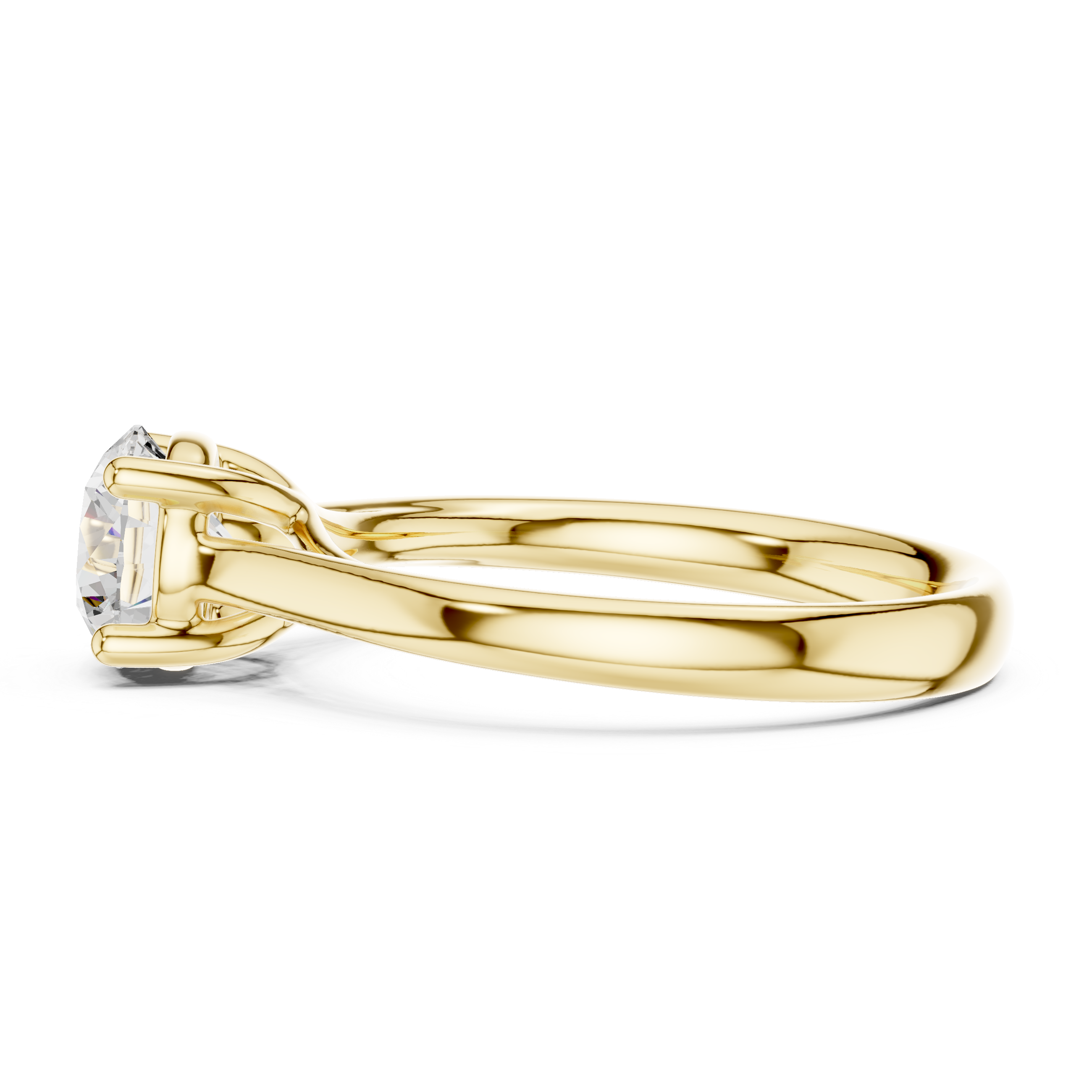 Classic Solitaire Diamond Engagement Ring
