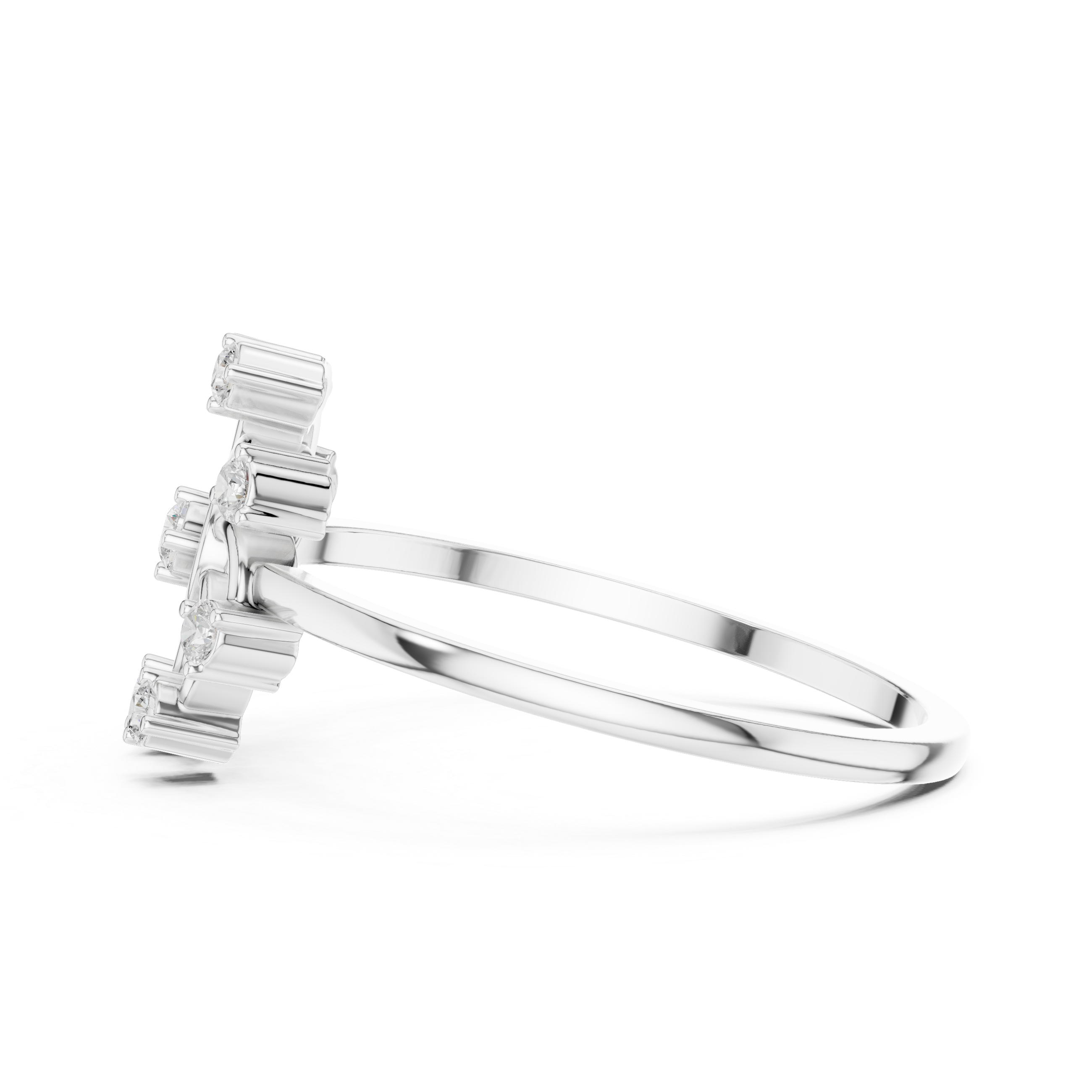 Sunburst Diamond Statement Ring