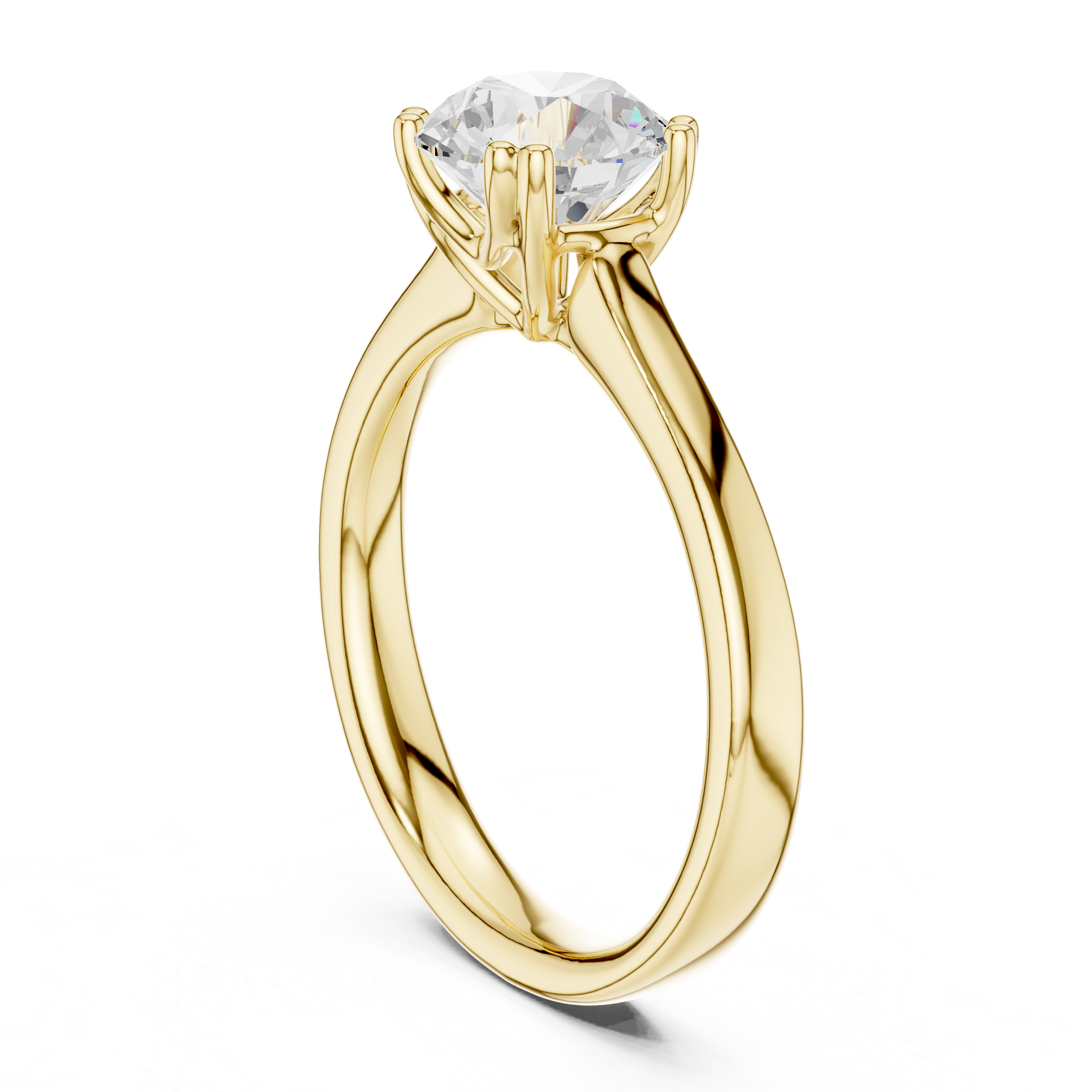 Classic Solitaire Diamond Engagement Ring