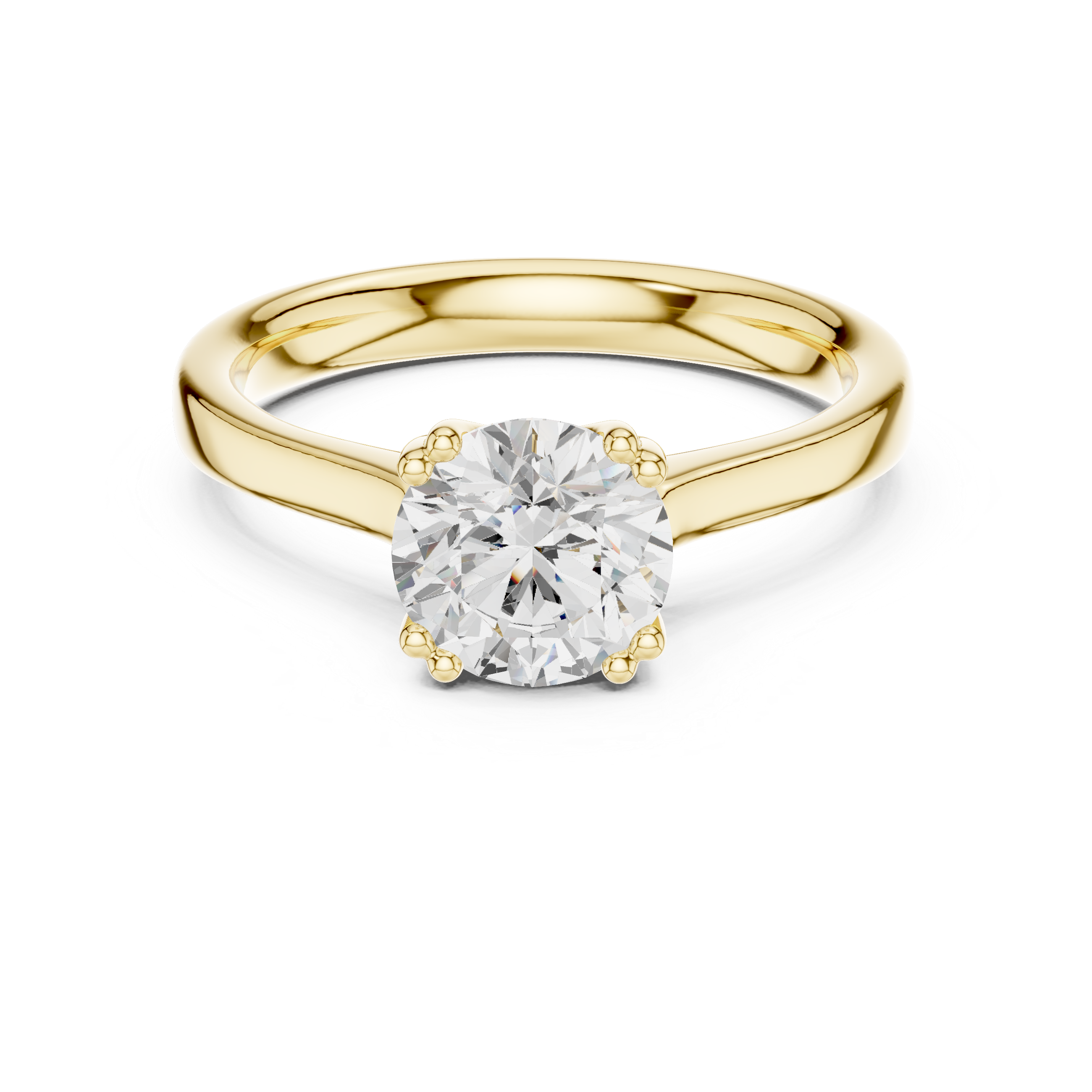 Classic Solitaire Diamond Engagement Ring