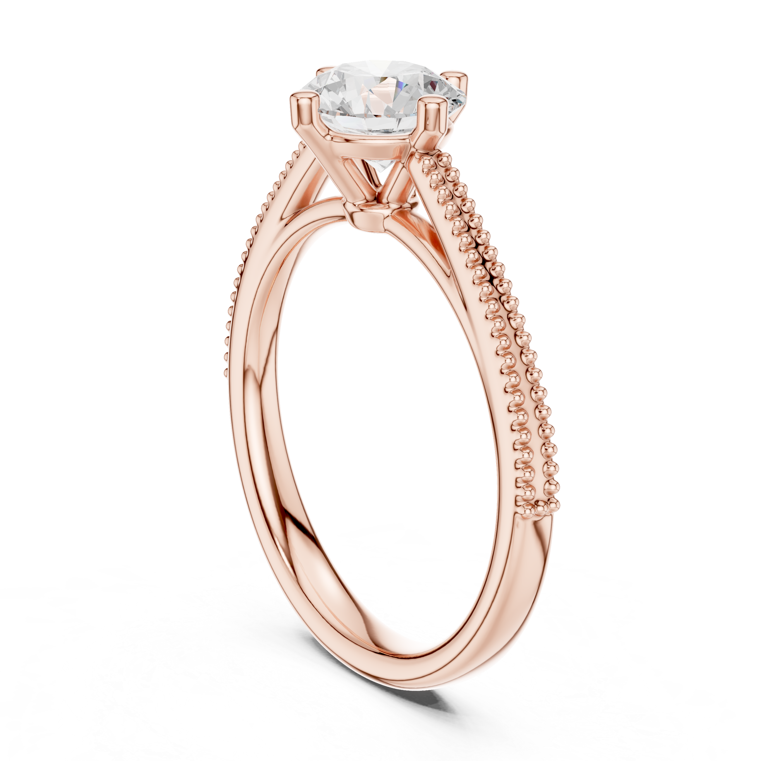 Classic Four Prong Solitaire Engagement Ring