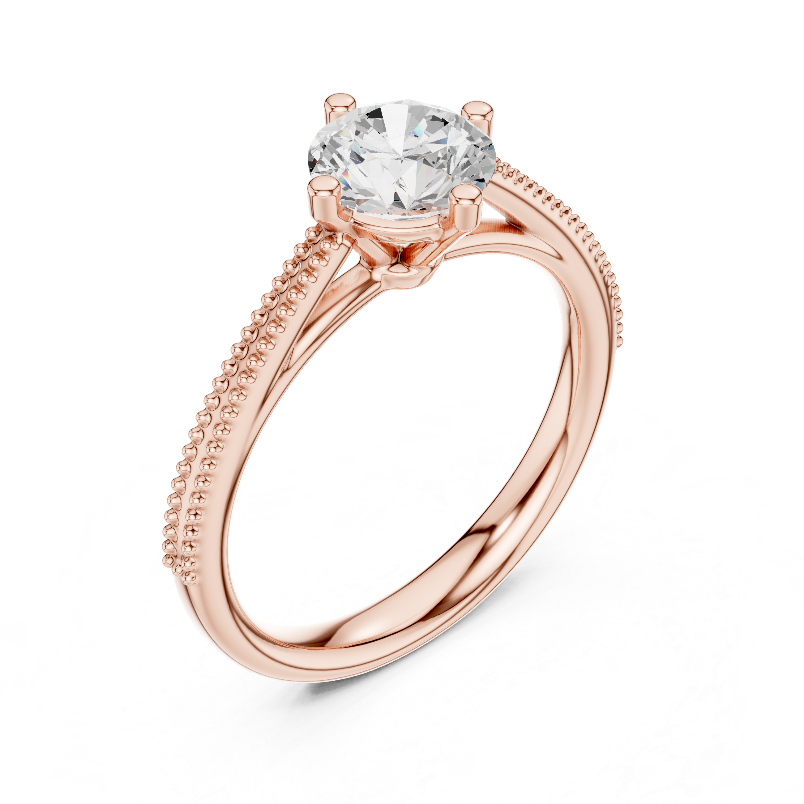 Classic Four Prong Solitaire Engagement Ring