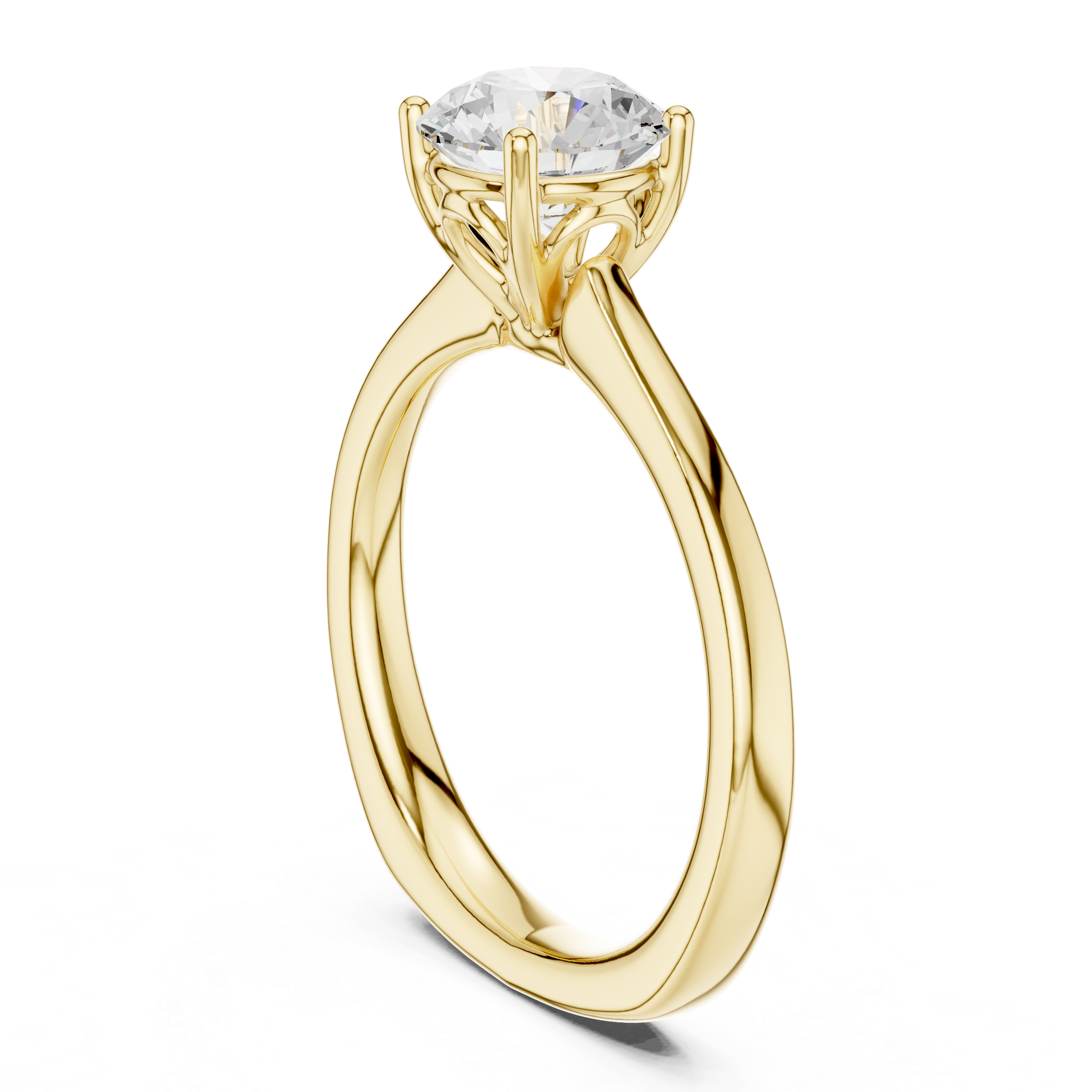 Classic Solitaire Diamond Engagement Ring
