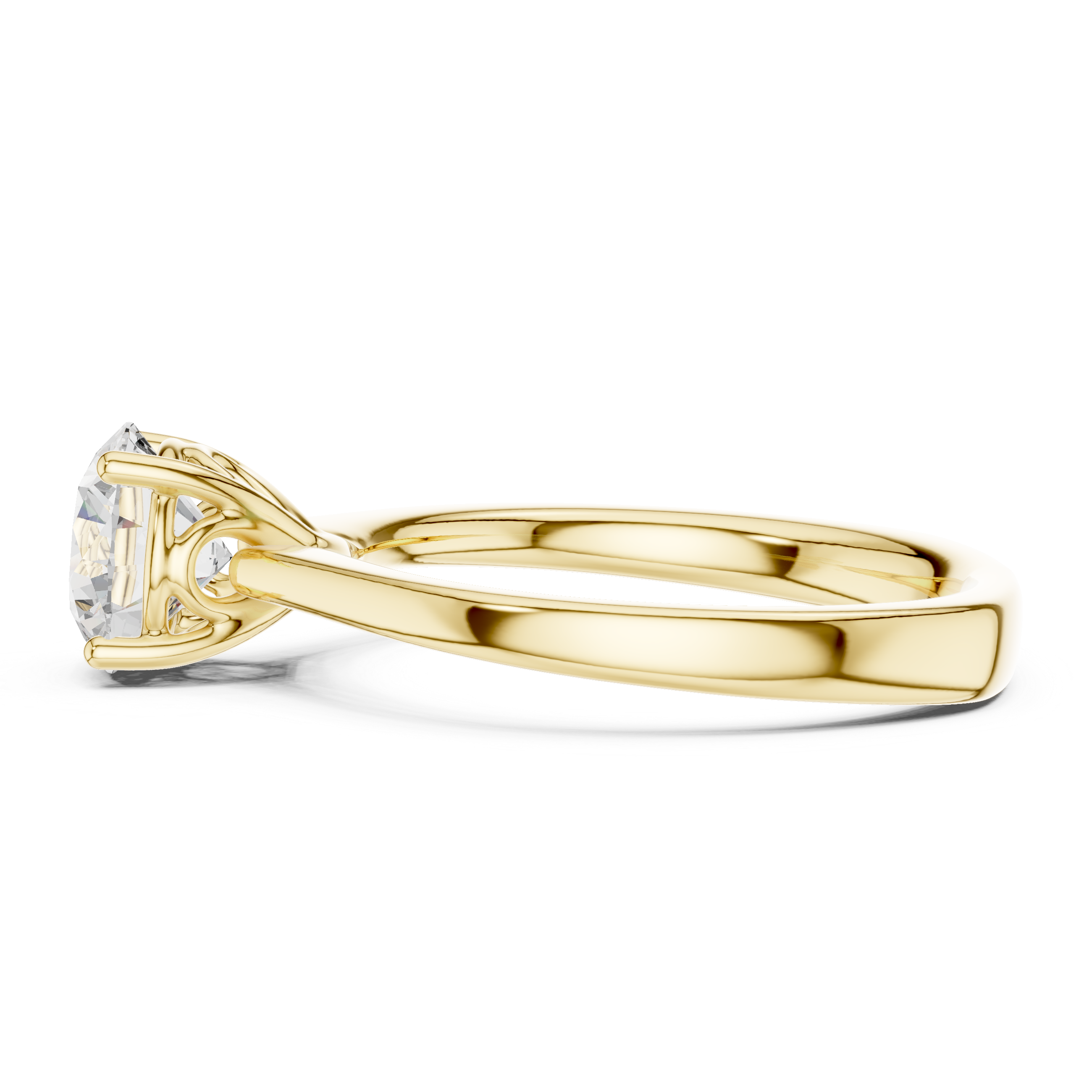 Classic Solitaire Diamond Engagement Ring