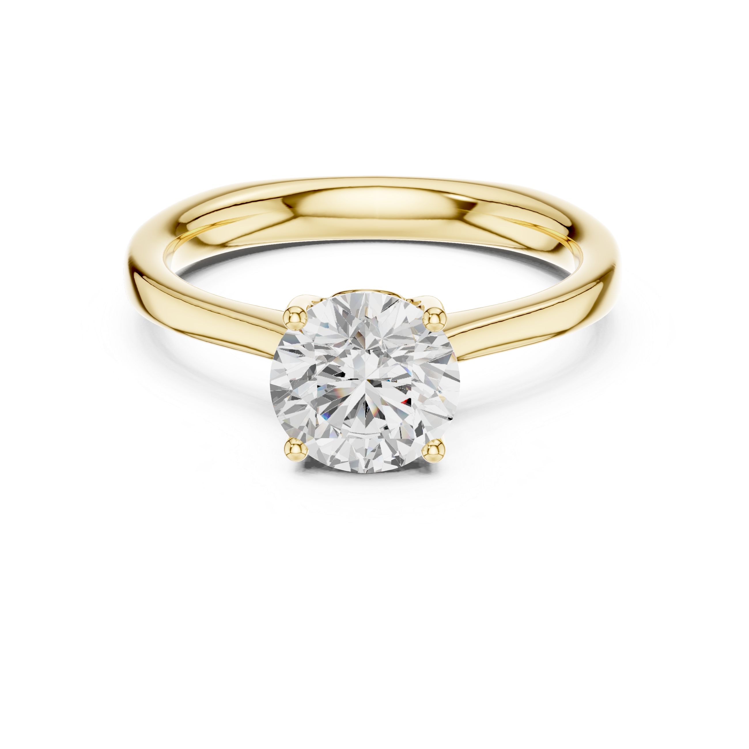 Classic Solitaire Diamond Engagement Ring