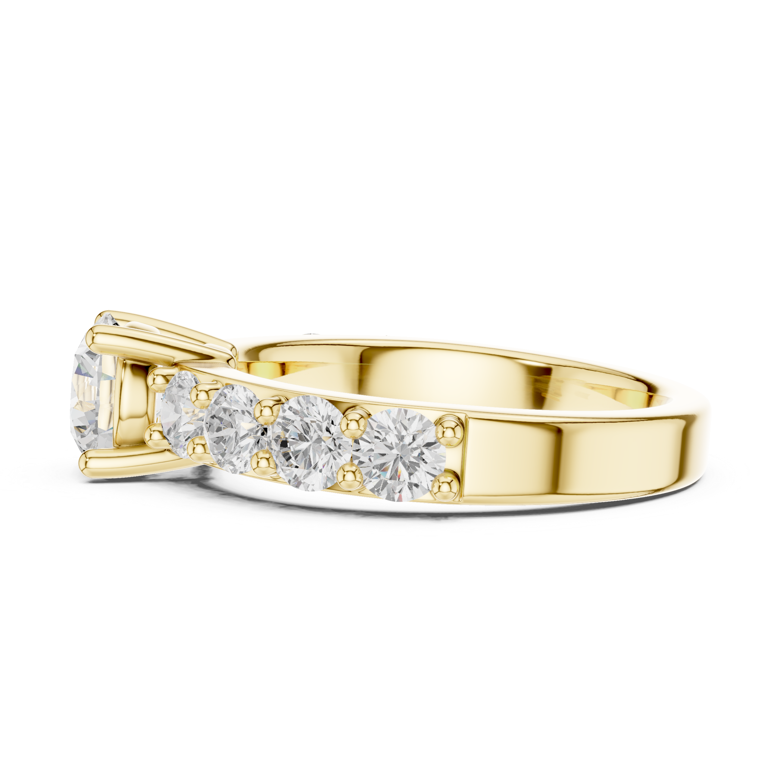 Classic Round Diamond Engagement Ring