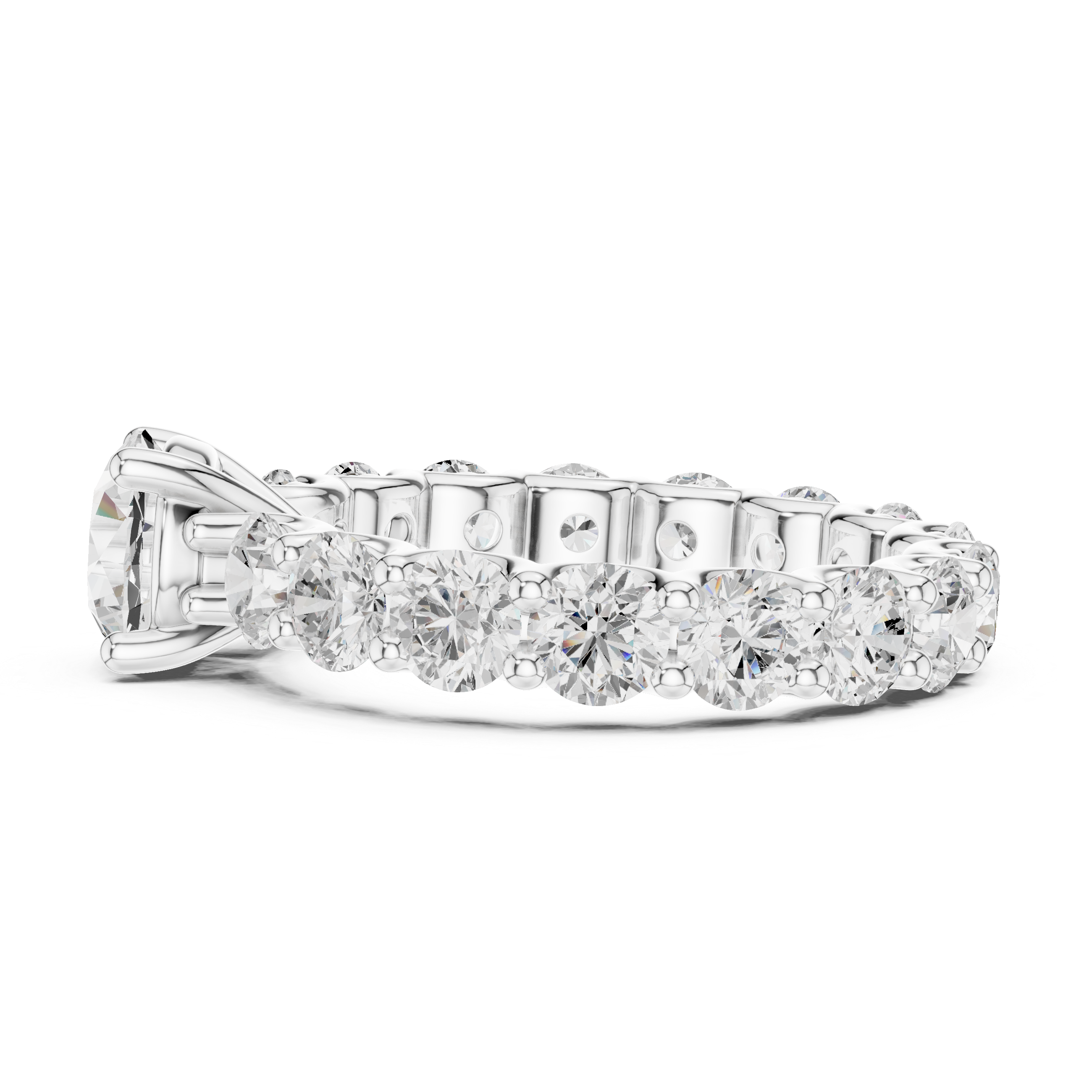 Round Diamond Halo Engagement Ring