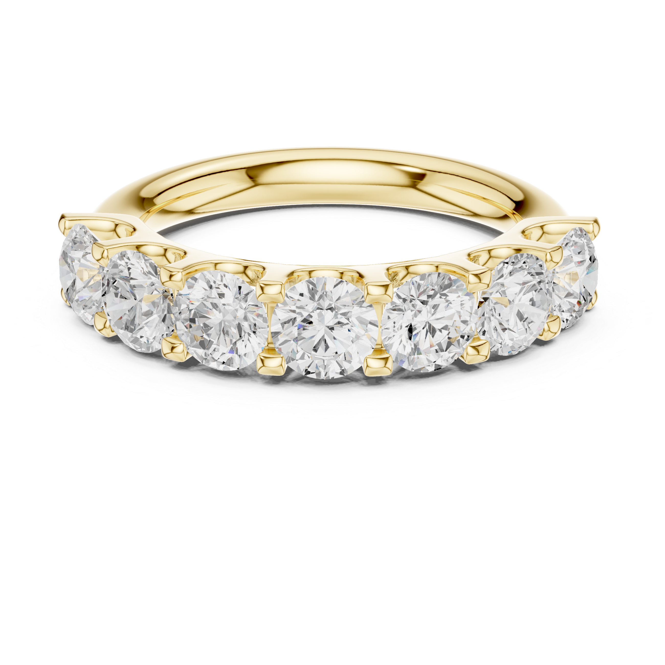 Seven Stone Diamond Anniversary Ring
