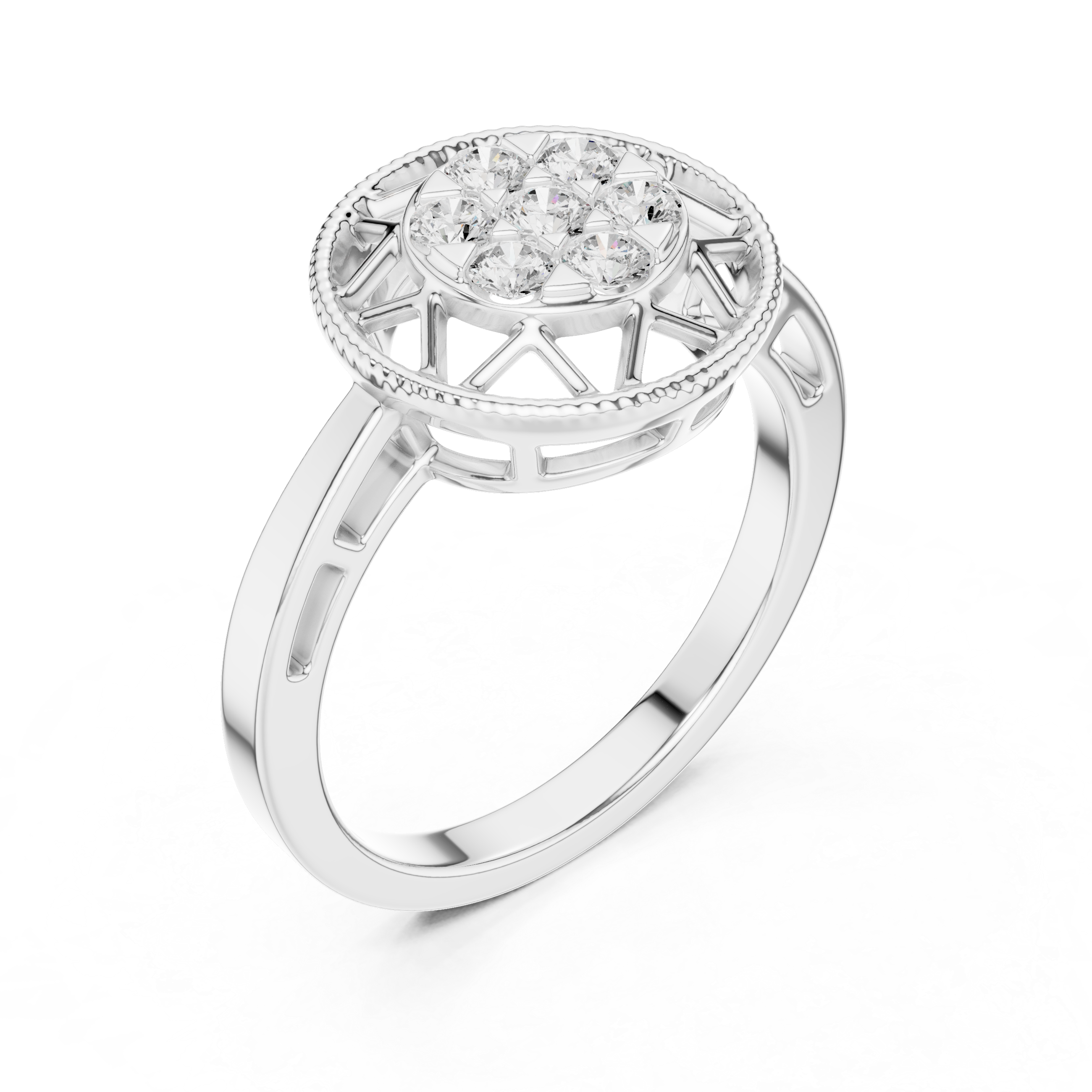 Classic Round Solitaire Engagement Ring