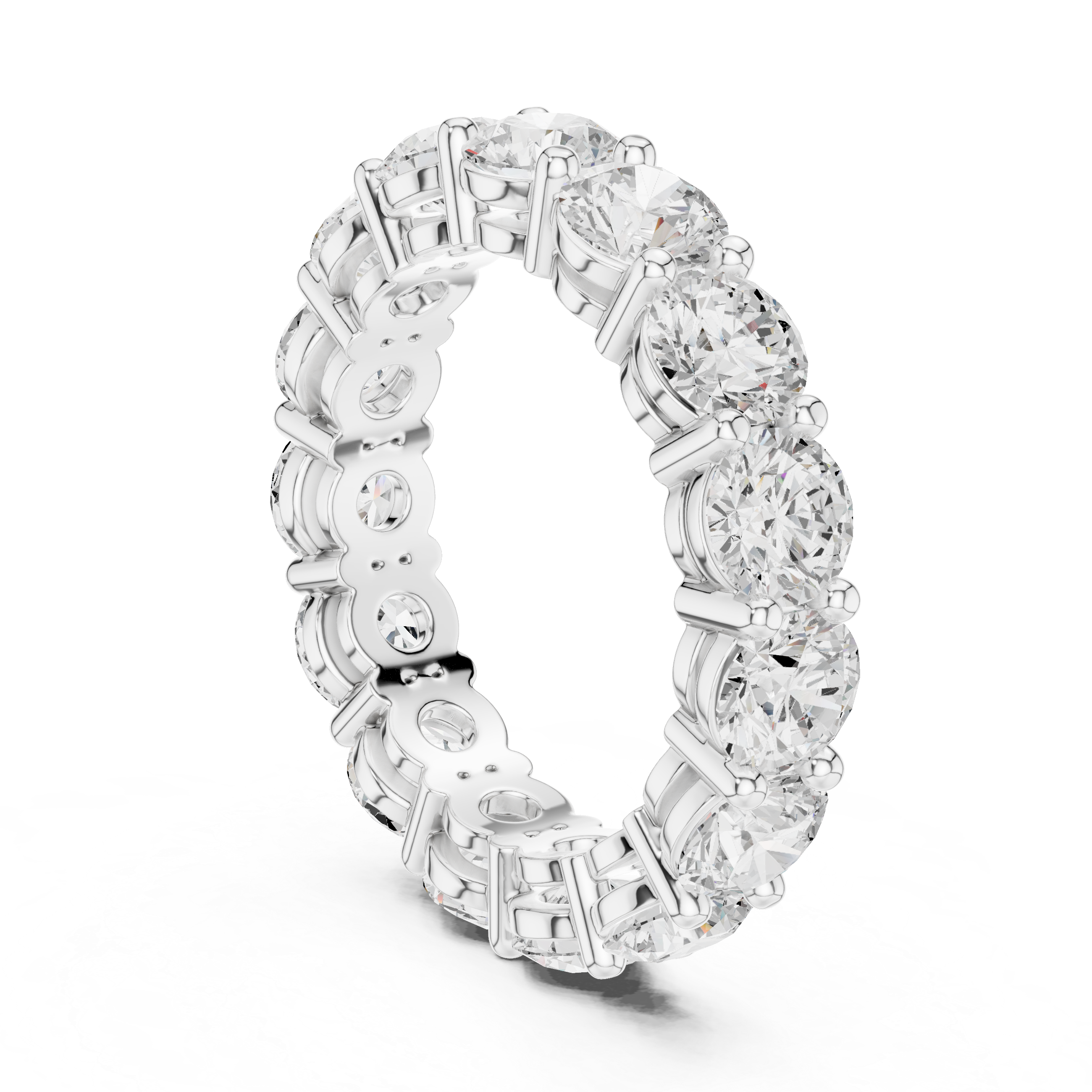 Luxury Round Diamond Eternity Band