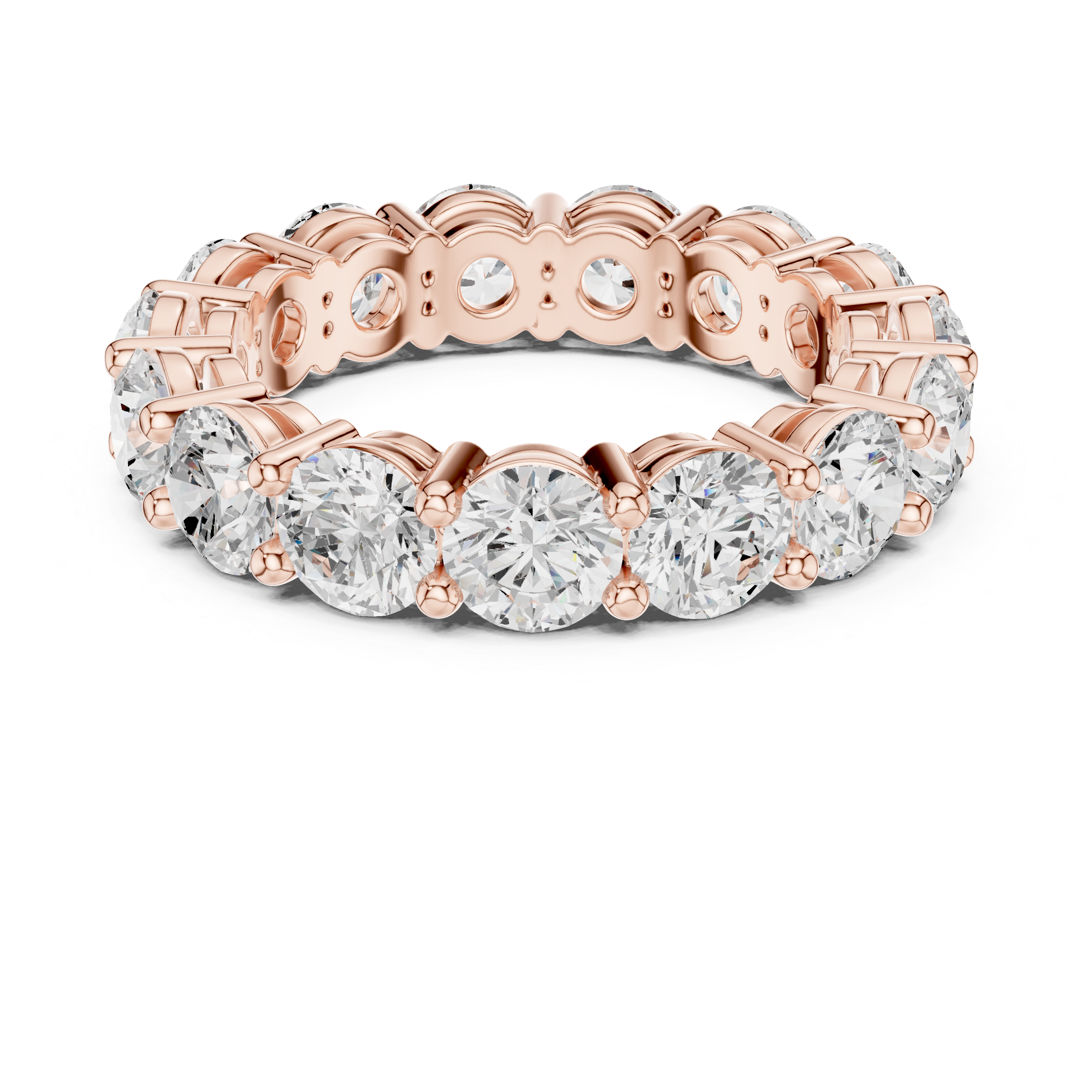 Luxury Round Diamond Eternity Band