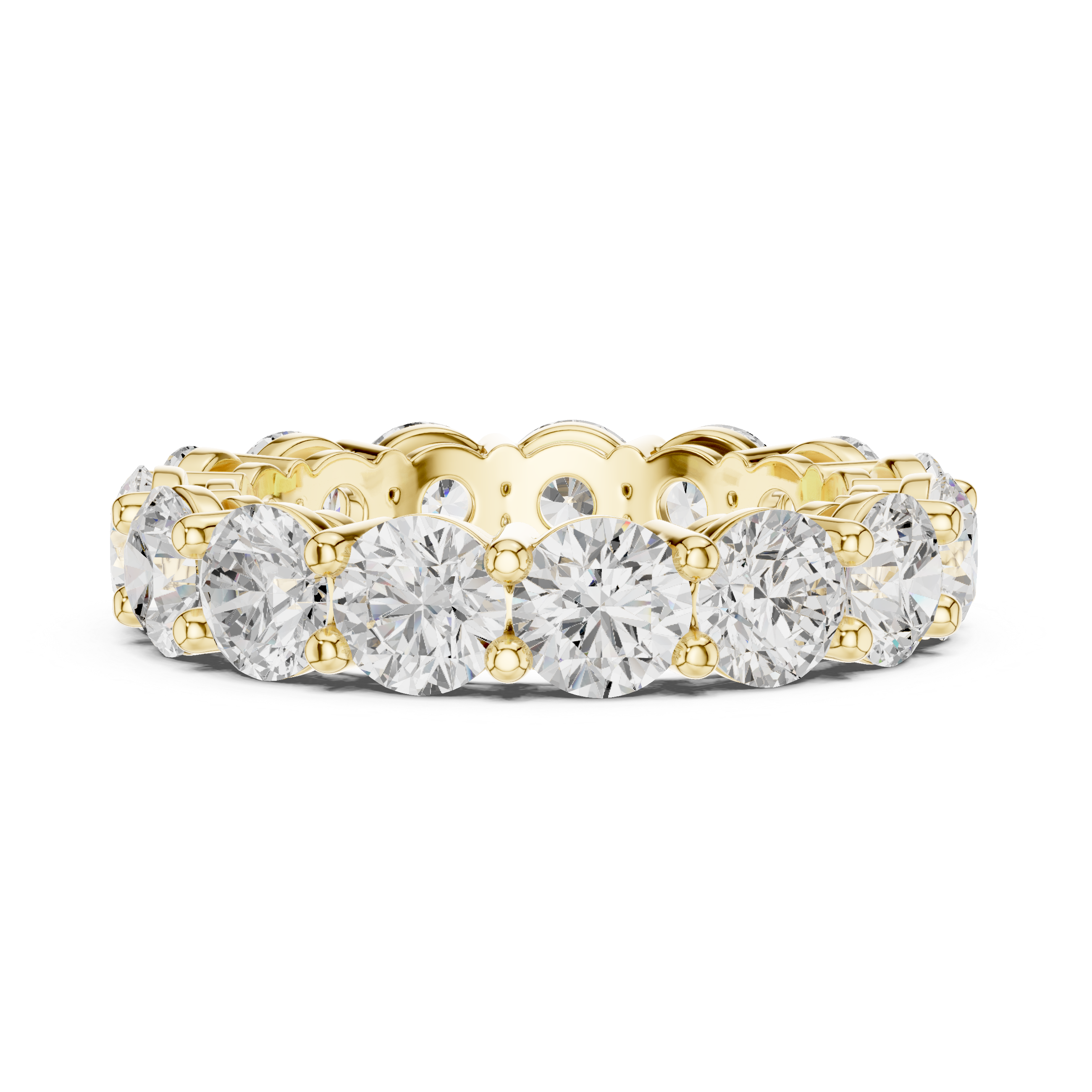 Luxury Round Diamond Eternity Band