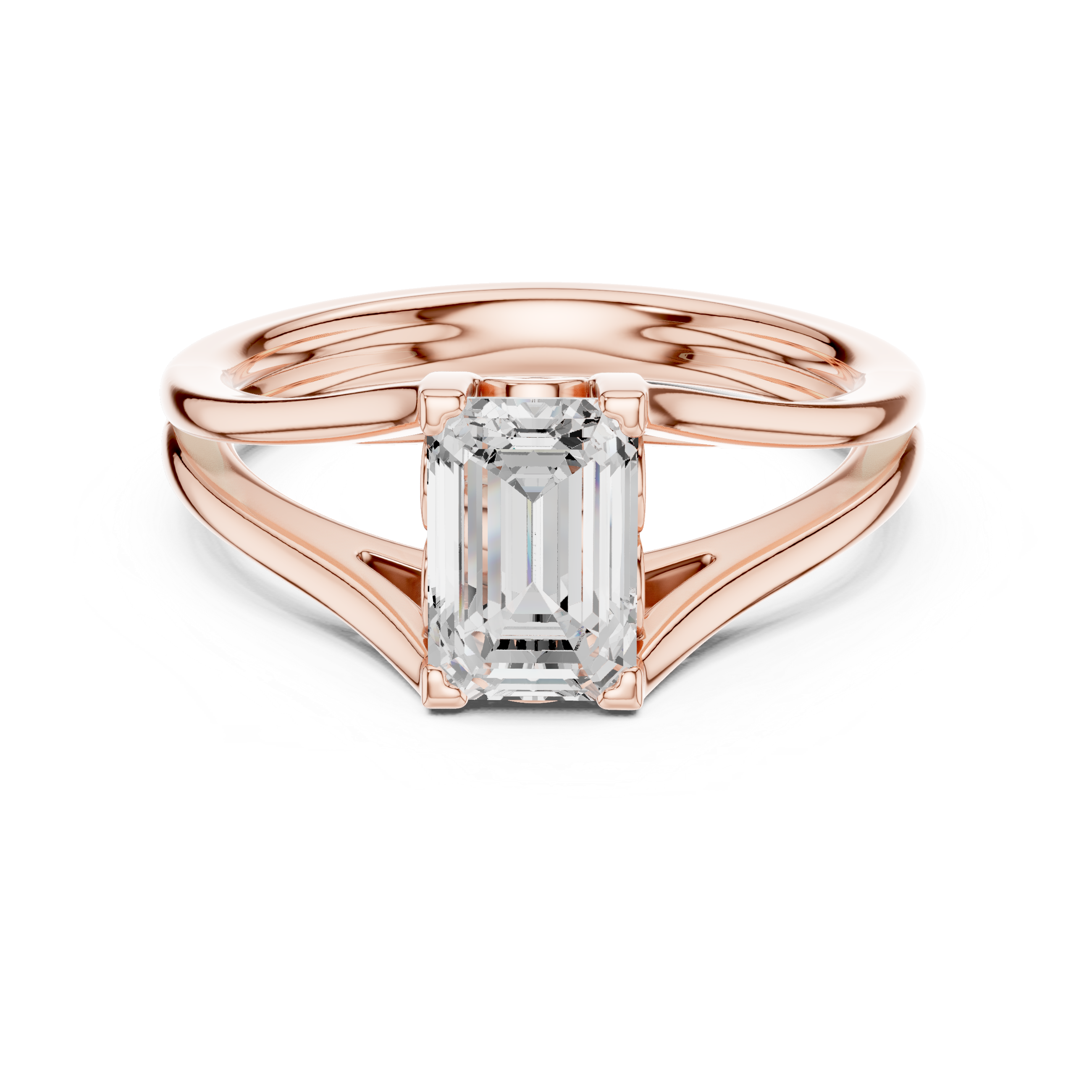 Radiant Cut Solitaire Engagement Ring