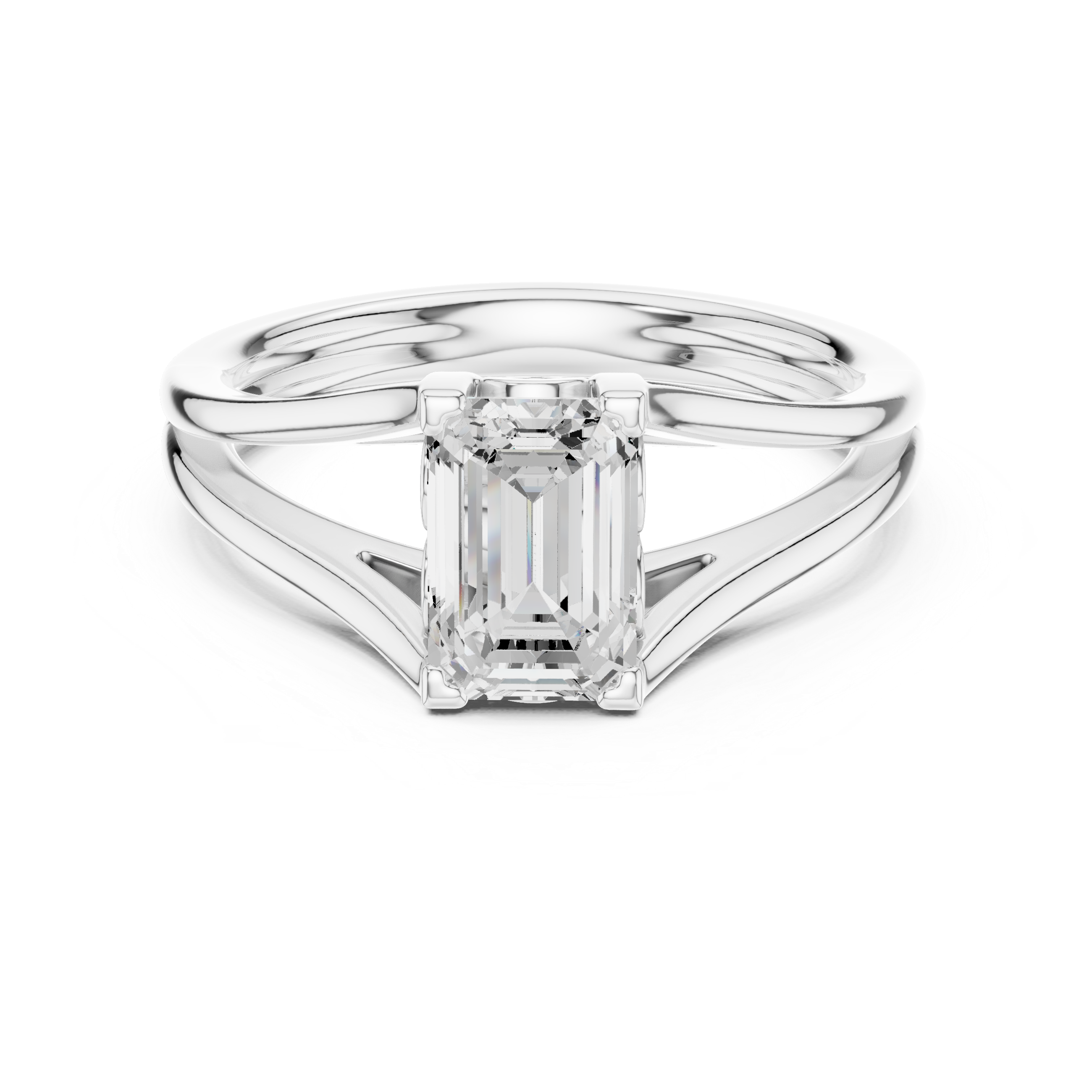 Radiant Cut Solitaire Engagement Ring