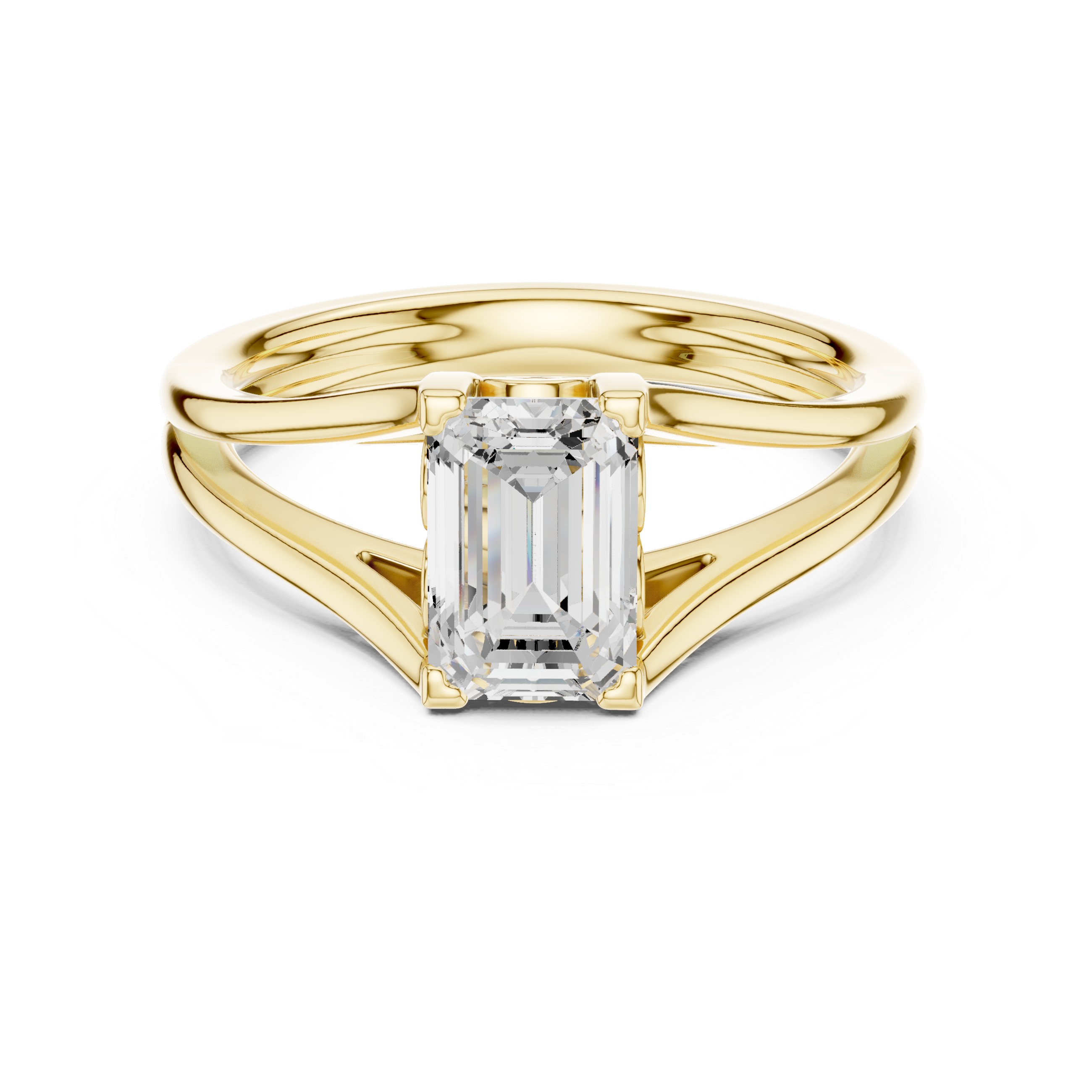 Radiant Cut Solitaire Engagement Ring