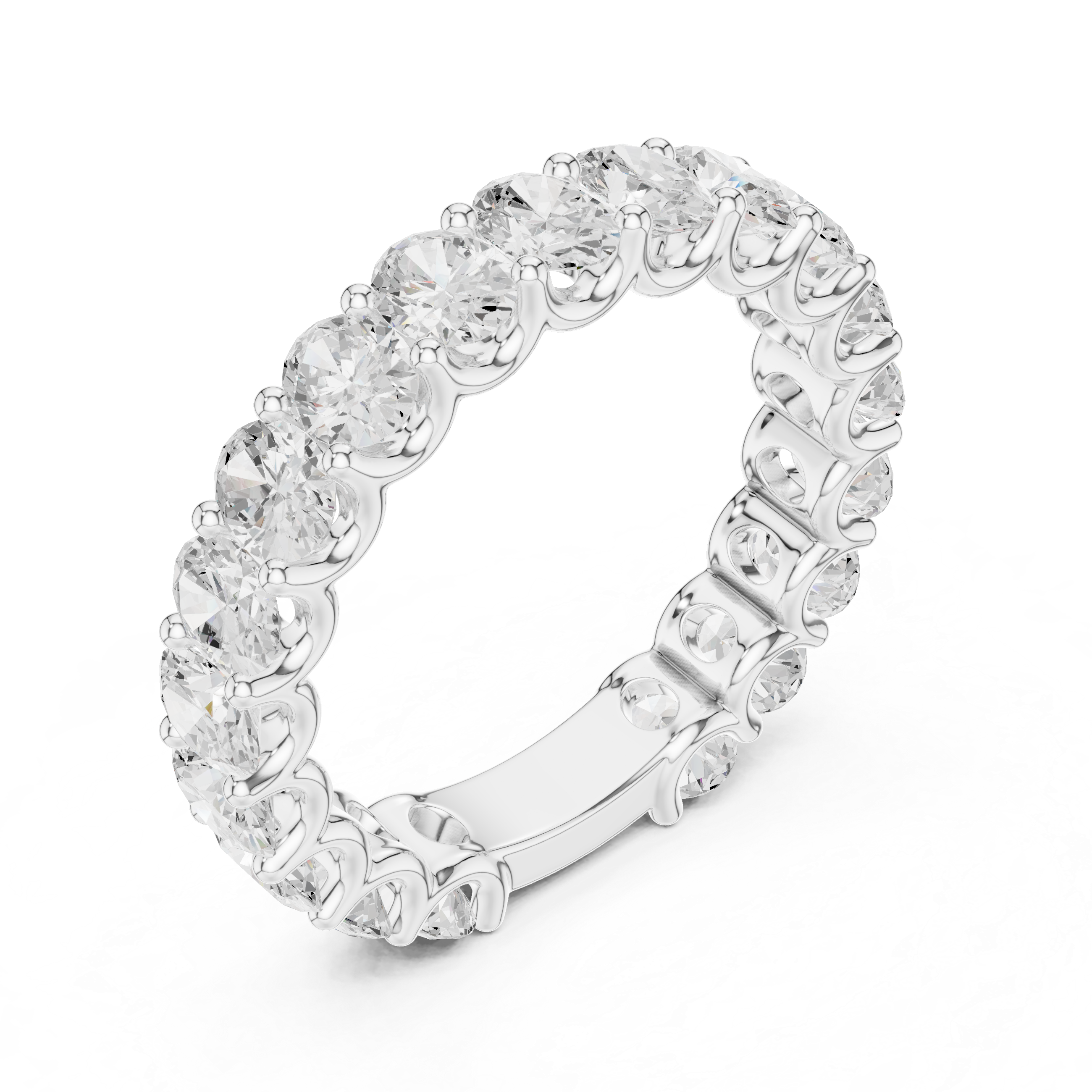 Oval Diamond Eternity Ring