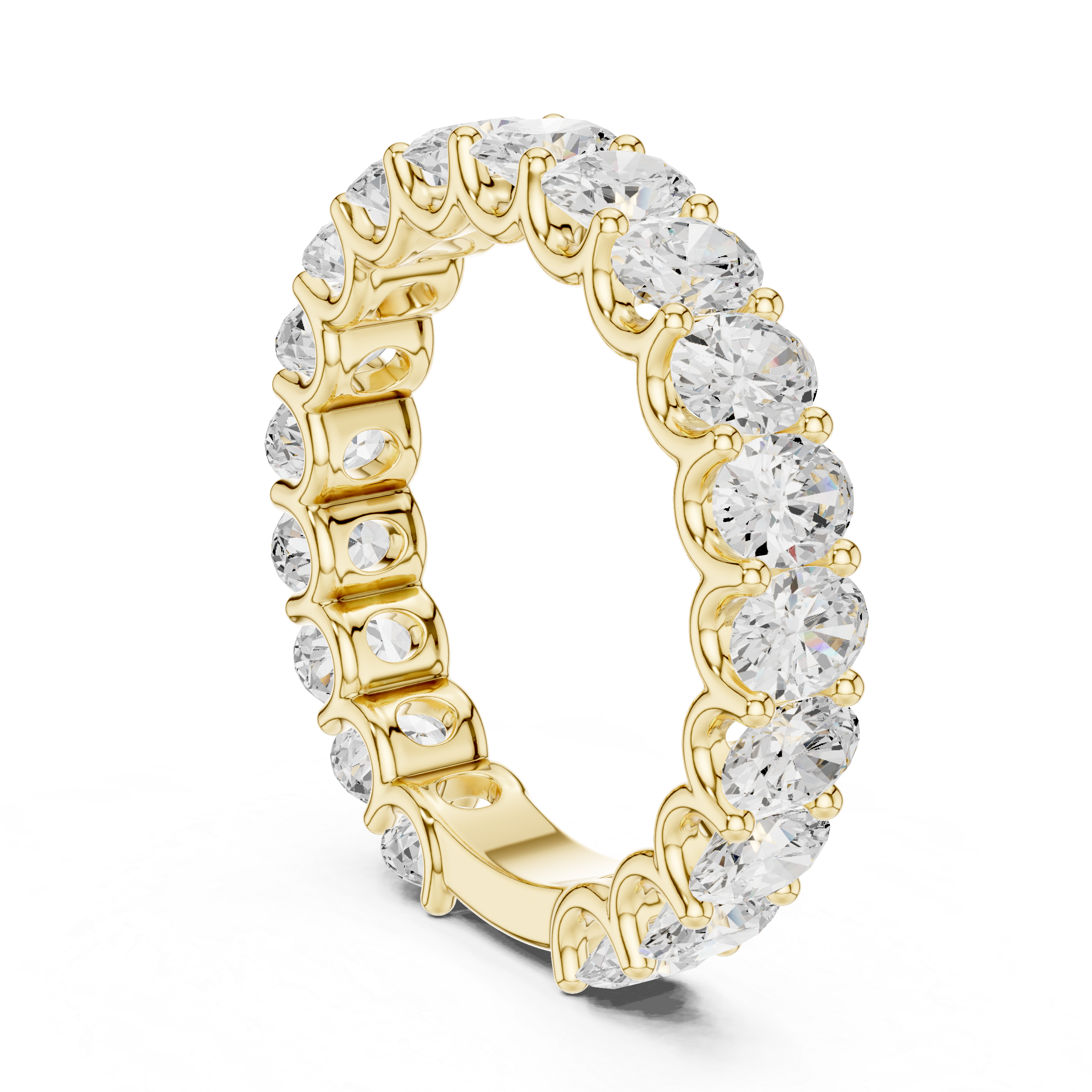 Oval Diamond Eternity Ring